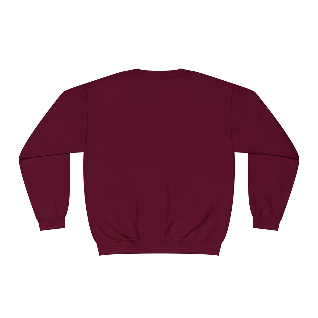 Classic White Crewneck Sweatshirt — Unisex Pullover