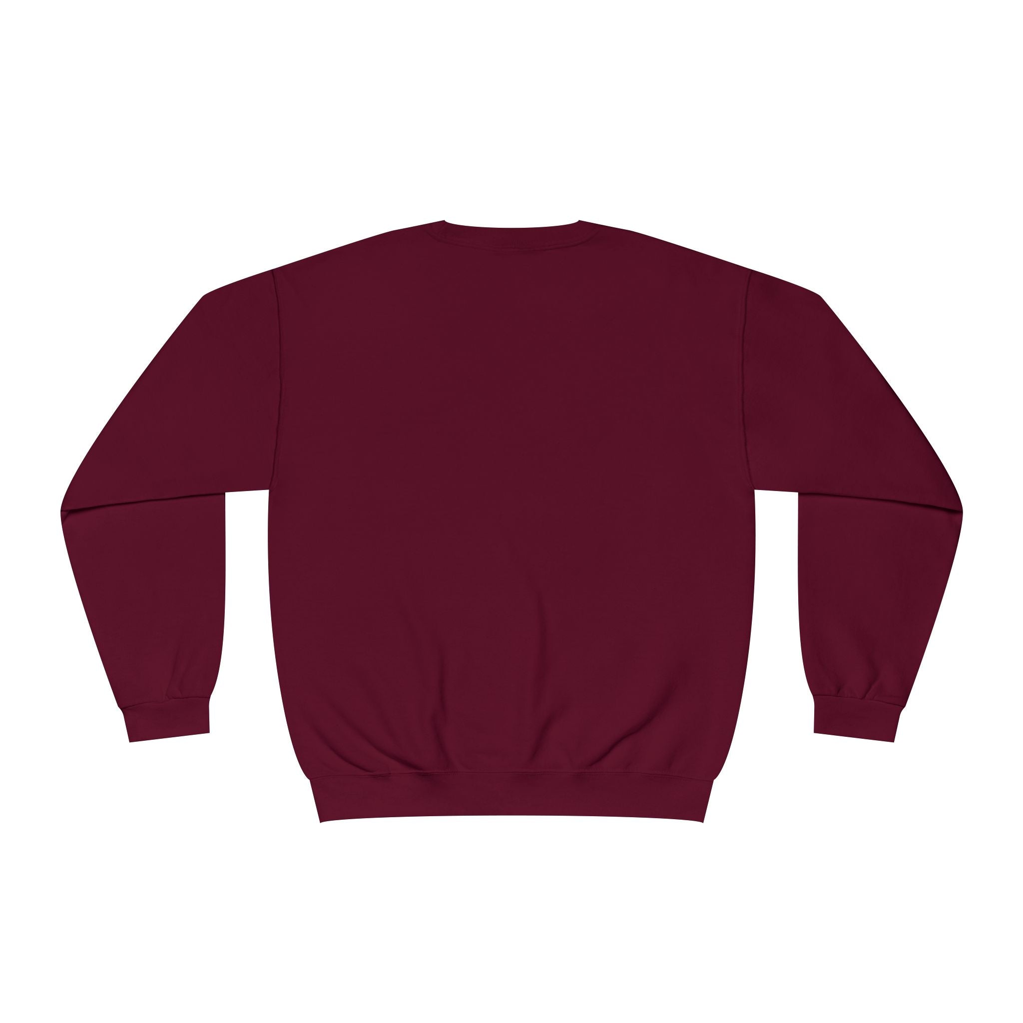 Classic White Crewneck Sweatshirt — Unisex Pullover