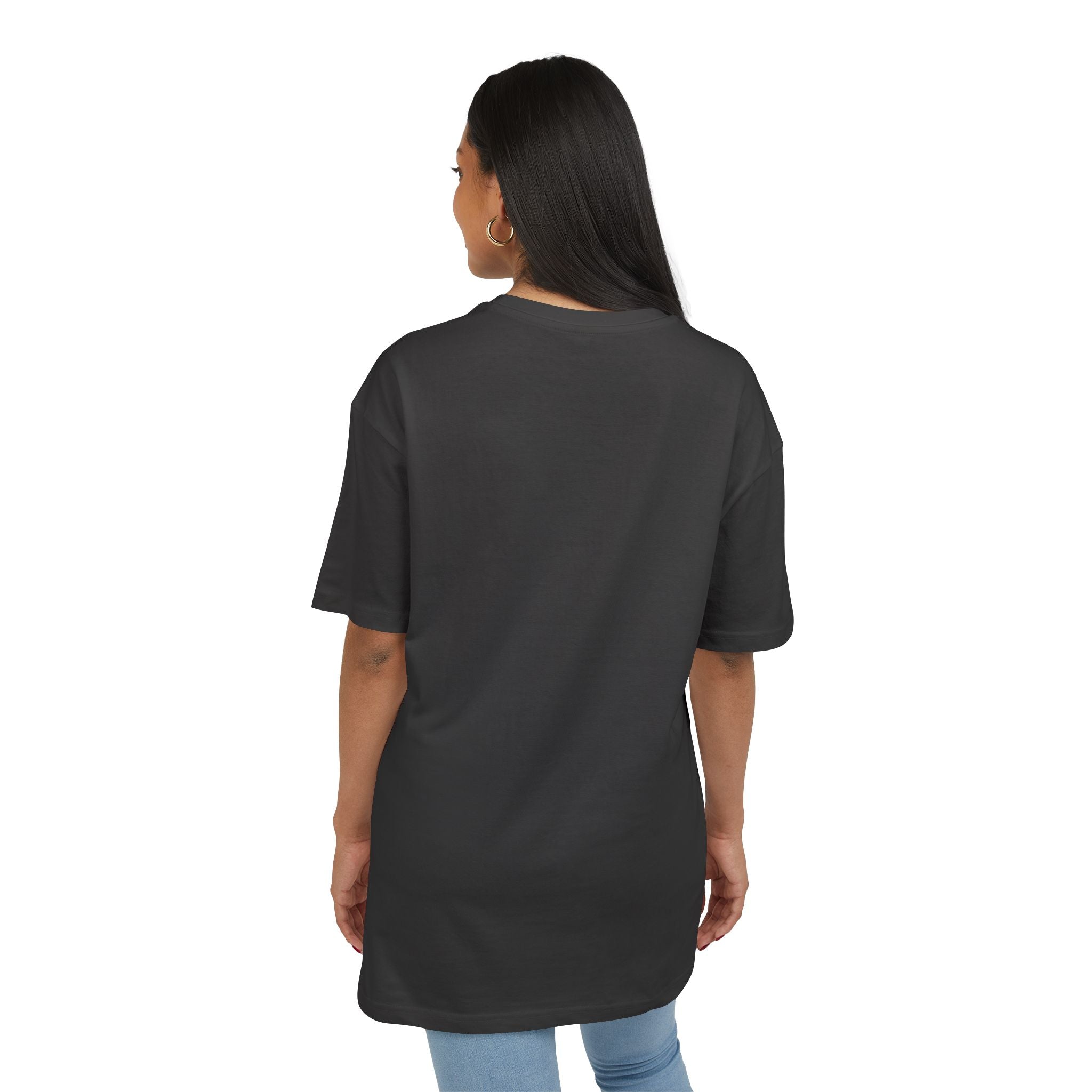 Oversized White Tee — Minimal Blank Heavy Cotton Oversize Shirt