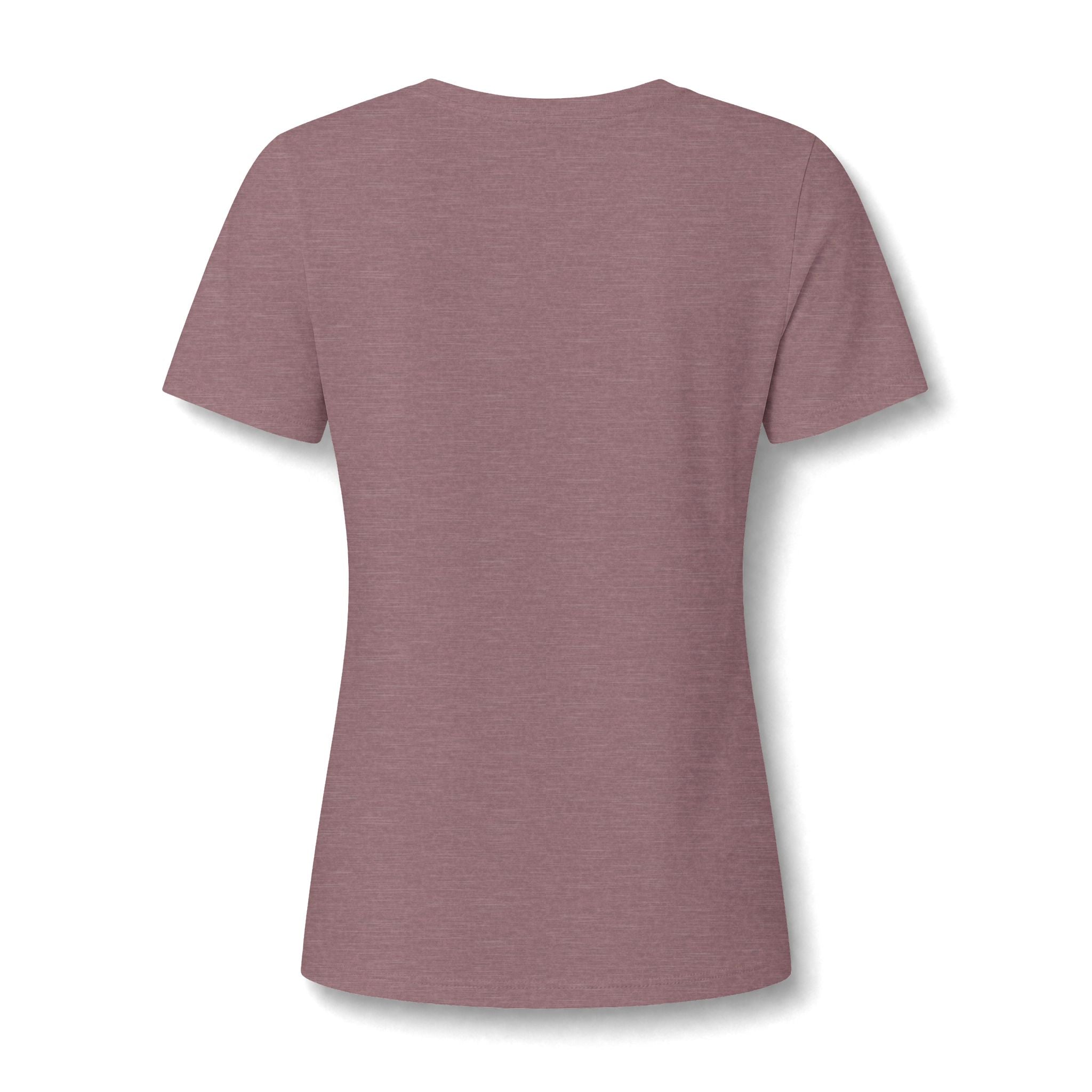 Women's Relaxed Heather CVC V-Neck Tee