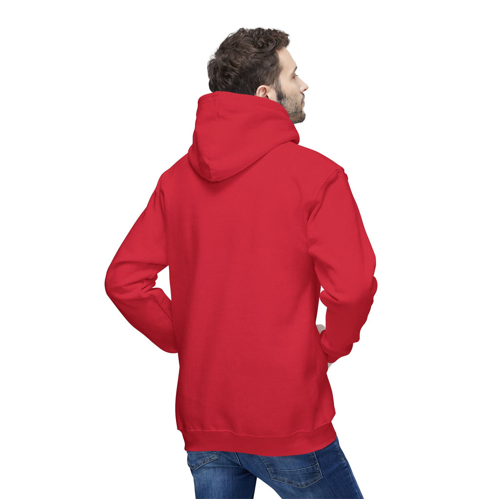 Classic White Hoodie — Made in USA Unisex Hooded Sweatshirt