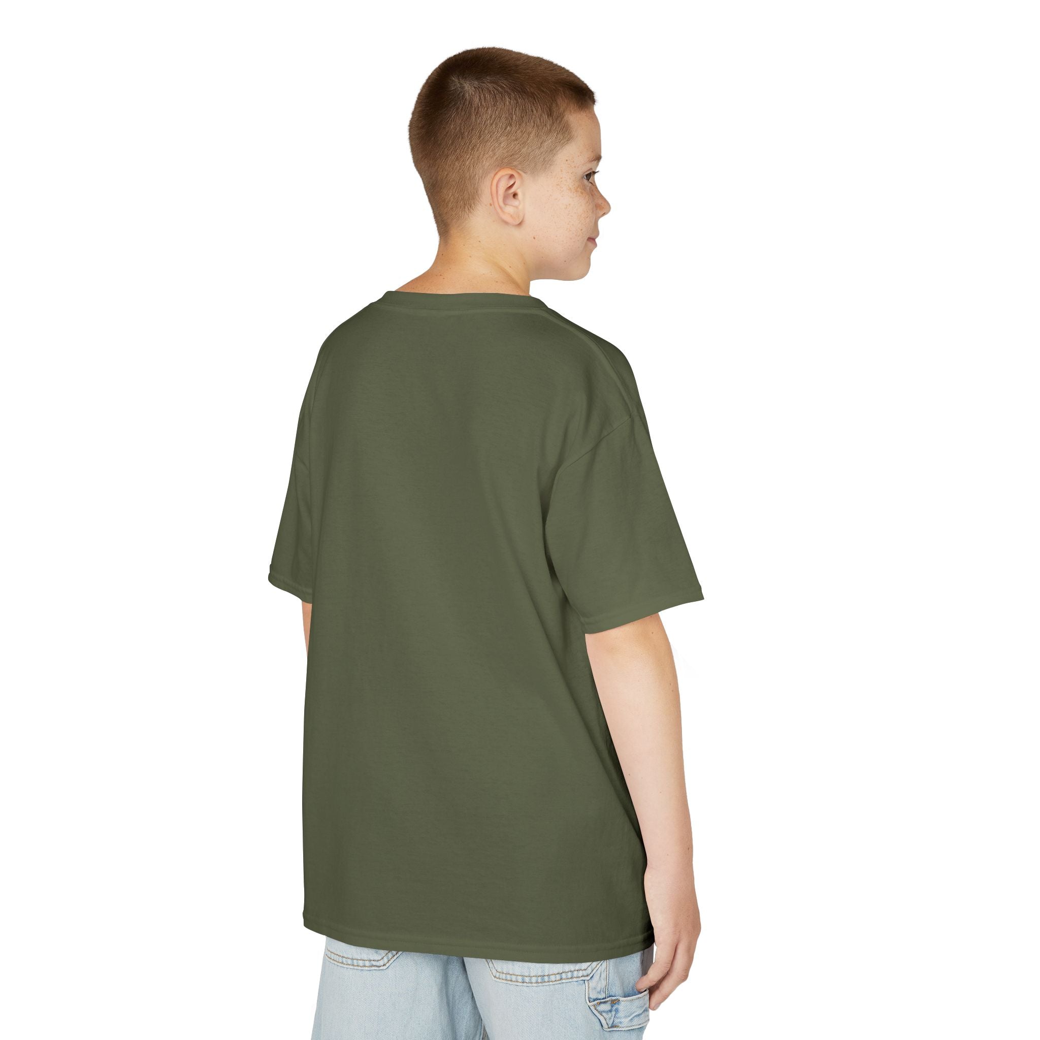 Kids T-Shirt — Plain White Heavy Cotton Tee for Boys & Girls