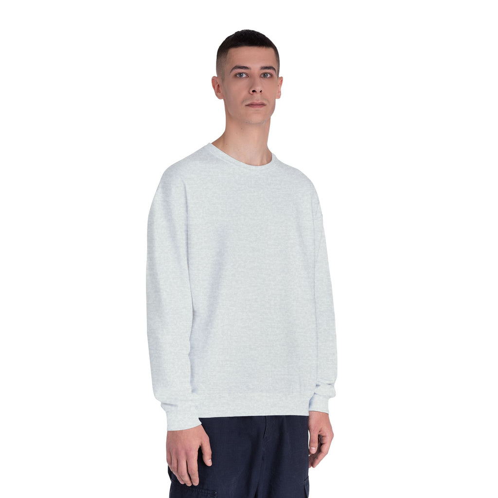Classic White Crewneck Sweatshirt — Unisex Pullover