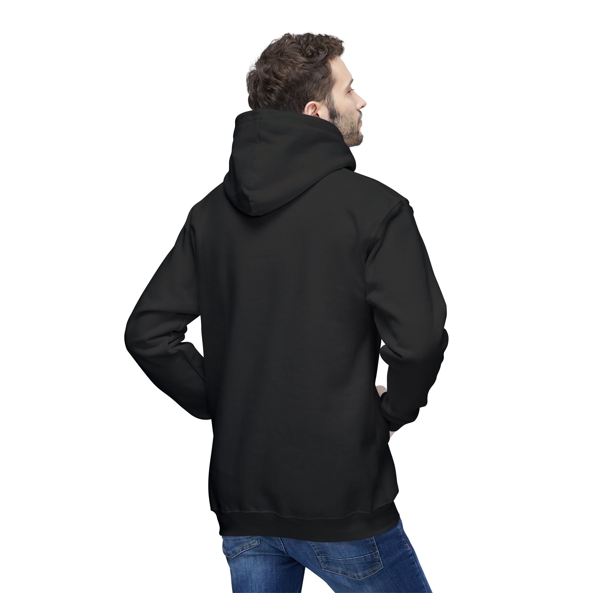 Classic White Hoodie — Made in USA Unisex Hooded Sweatshirt