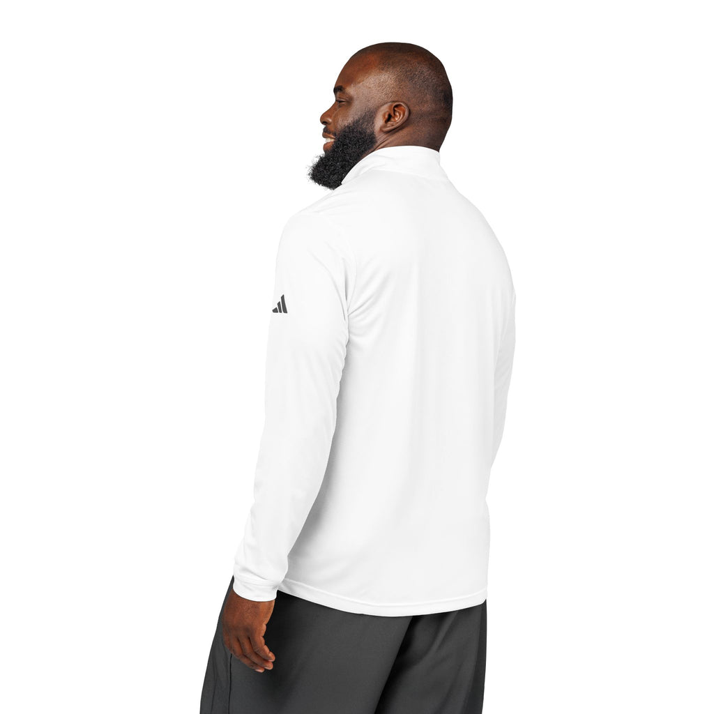 Adidas Quarter-Zip Pullover – Embroidered Performance Top