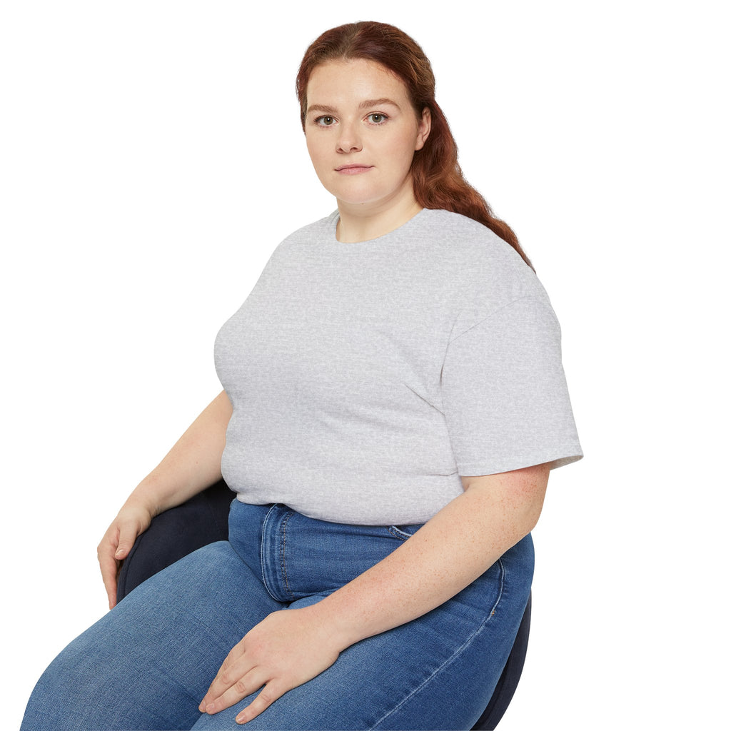 Classic White Cotton Tee - Plain Crewneck Shirt
