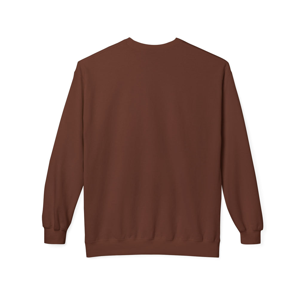 Classic White Crewneck Sweatshirt — Unisex Midweight Fleece
