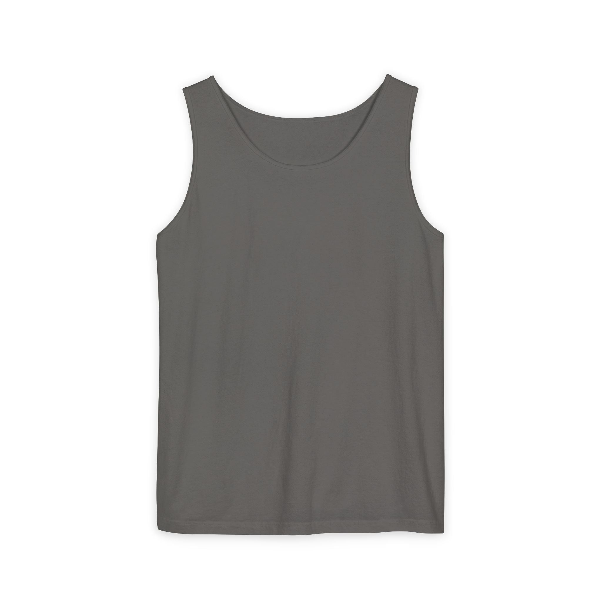 Plain White Tank Top — Lightweight Unisex Garment-Dyed Sleeveless Tee