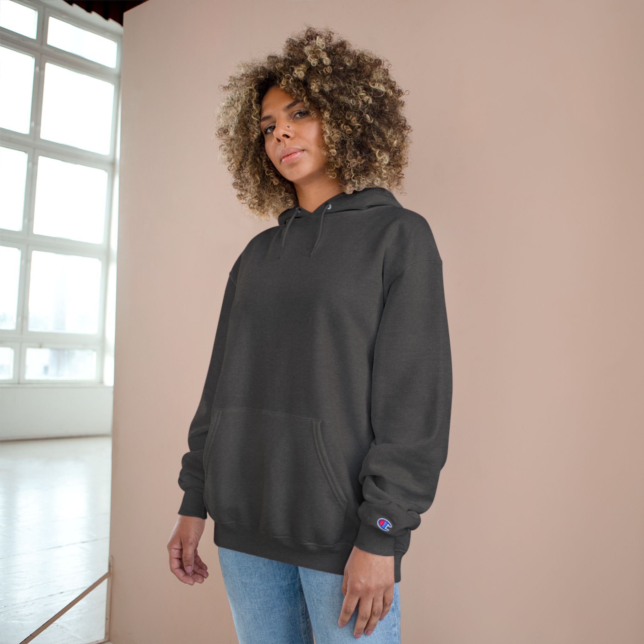 Classic White Champion Hoodie — Comfortable Everyday Pullover
