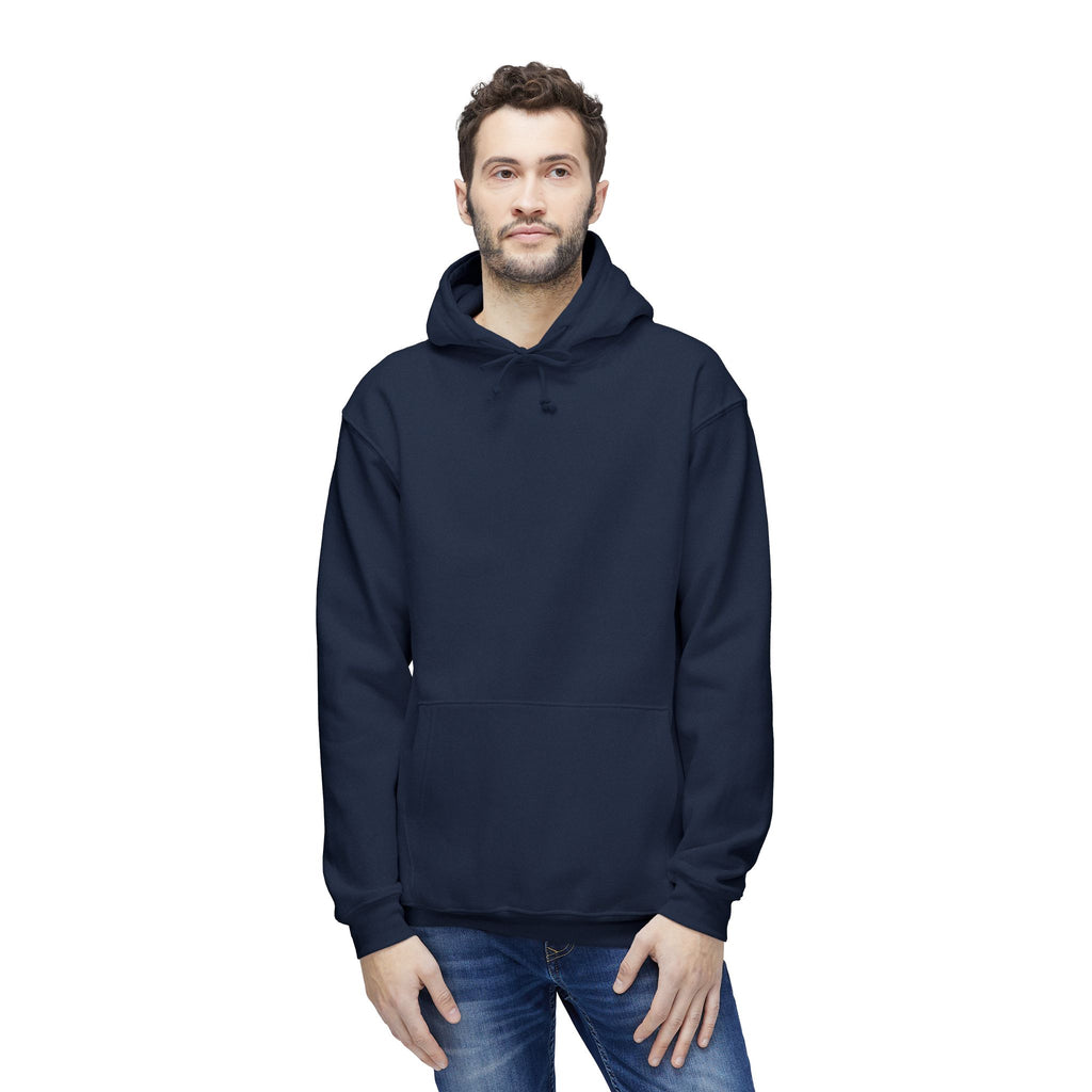 Classic White Hoodie — Made in USA Unisex Hooded Sweatshirt
