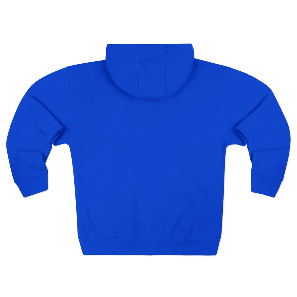 Classic White Zip Hoodie - Plain Full-Zip Hooded Sweatshirt
