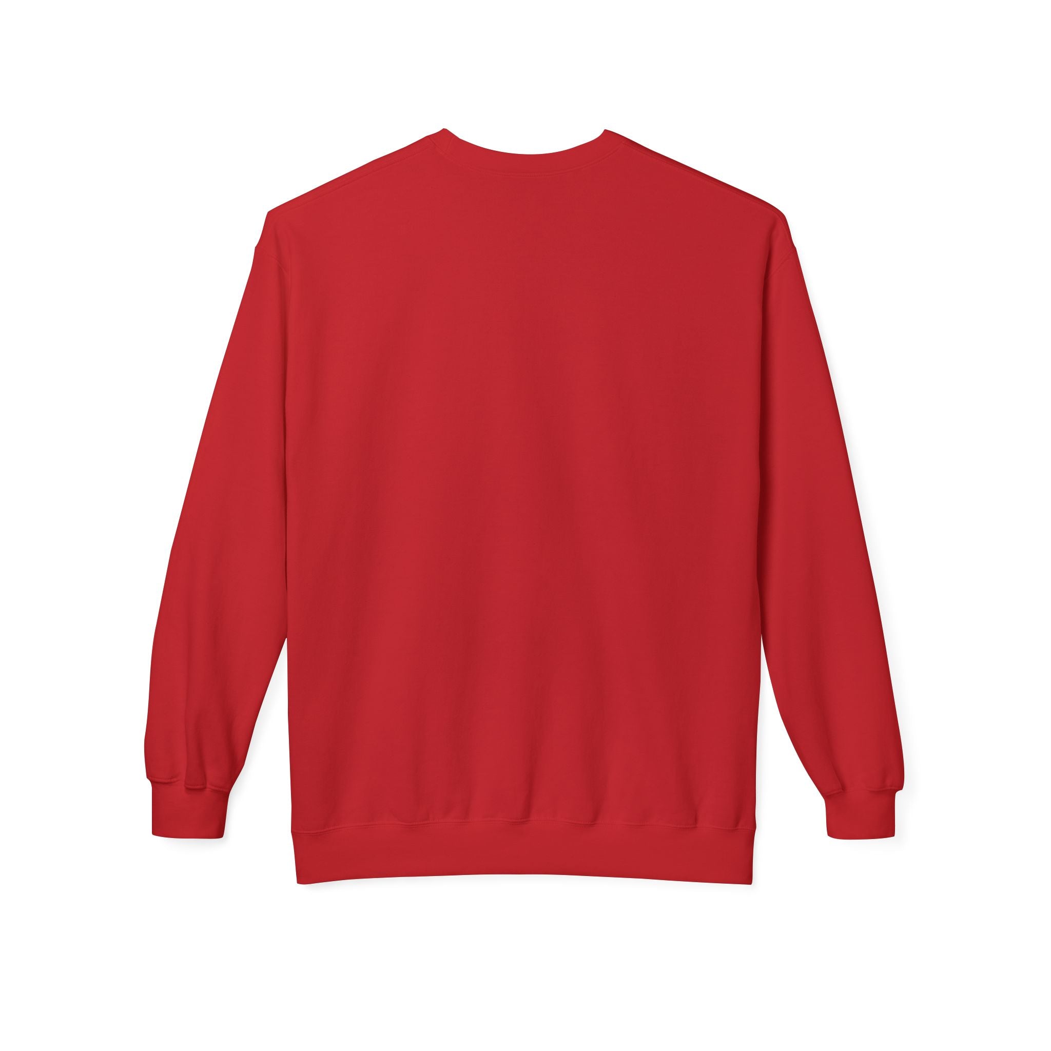 Classic White Crewneck Sweatshirt — Unisex Midweight Fleece