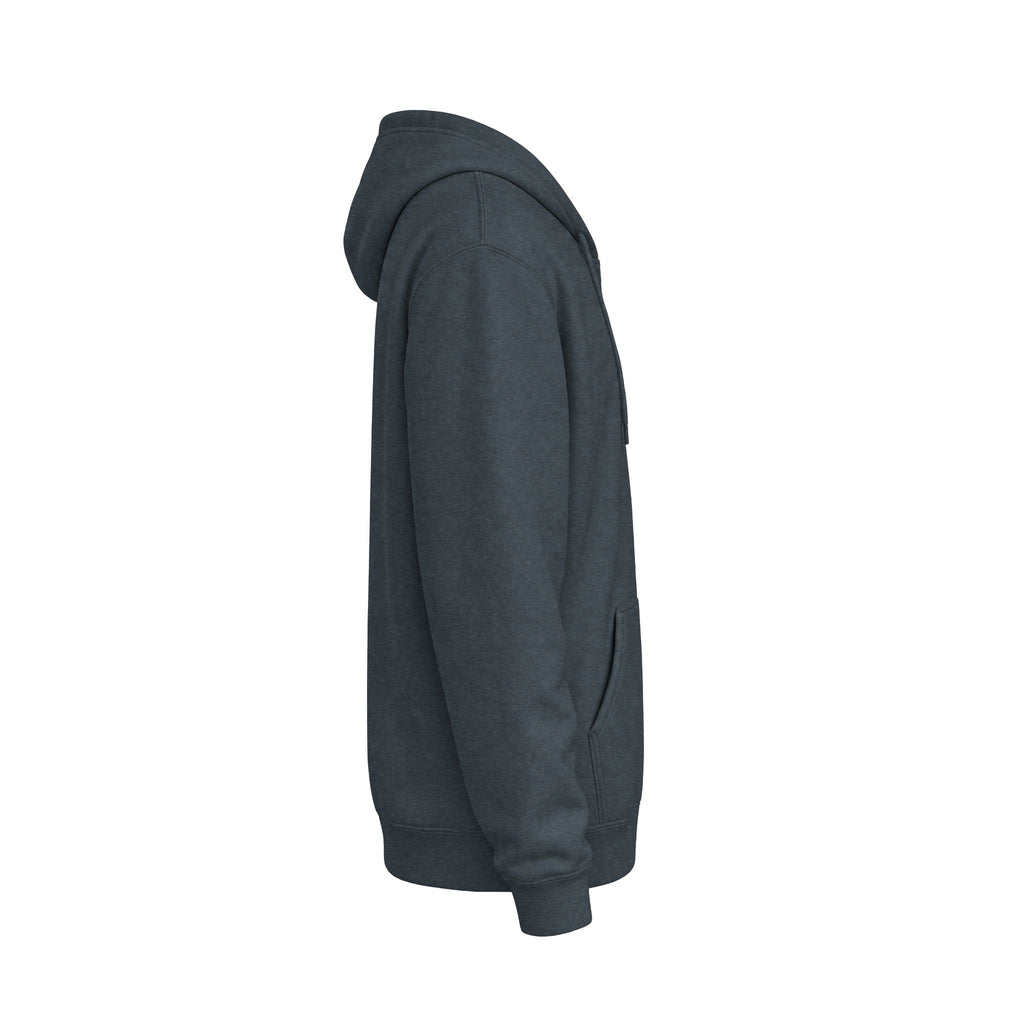 Classic White Fleece Hoodie – Soft Midweight Pullover