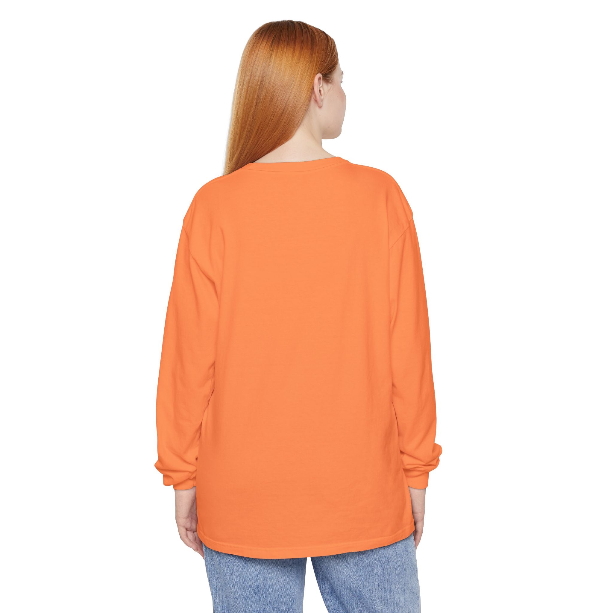 Long Sleeve T-Shirt — Classic White Garment-Dyed Tee
