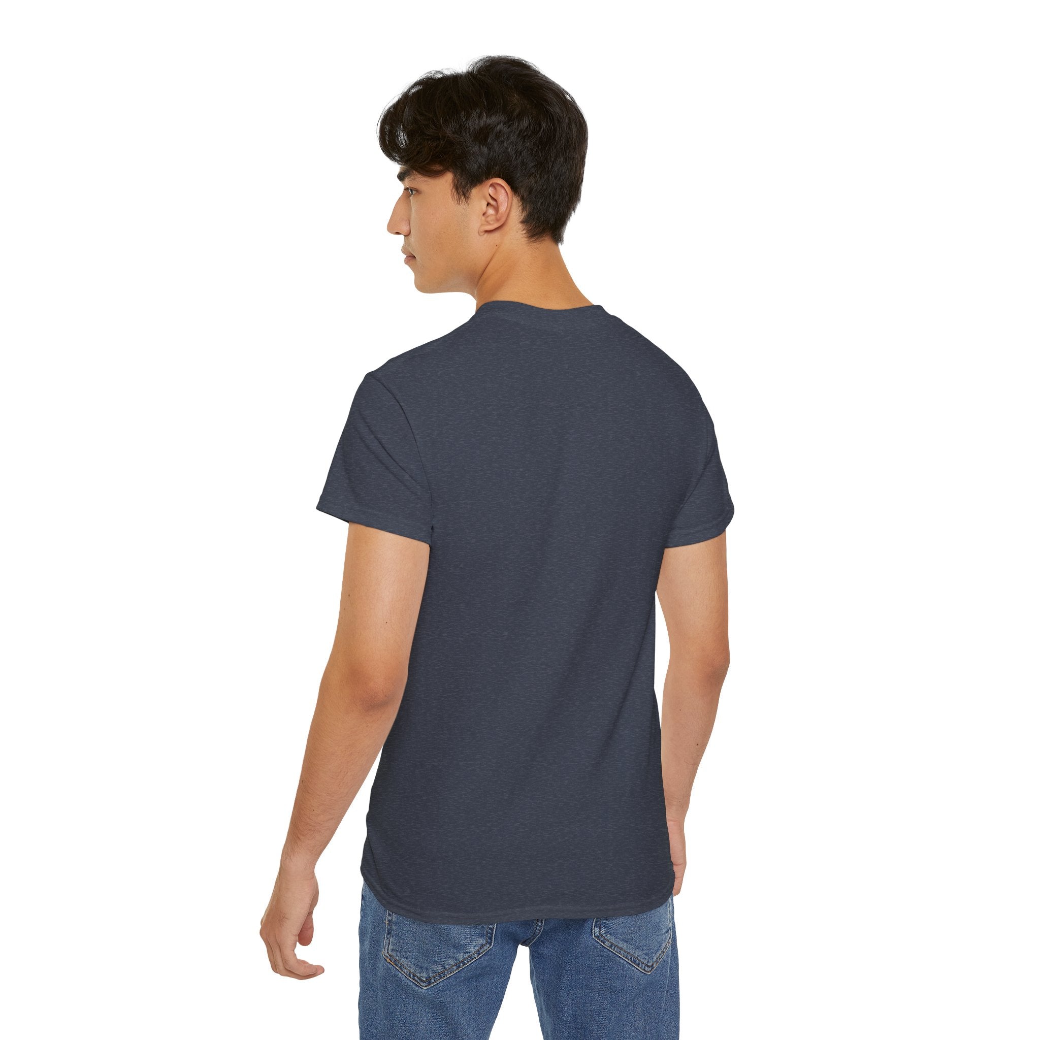 Classic White Cotton Tee - Plain Crewneck Shirt
