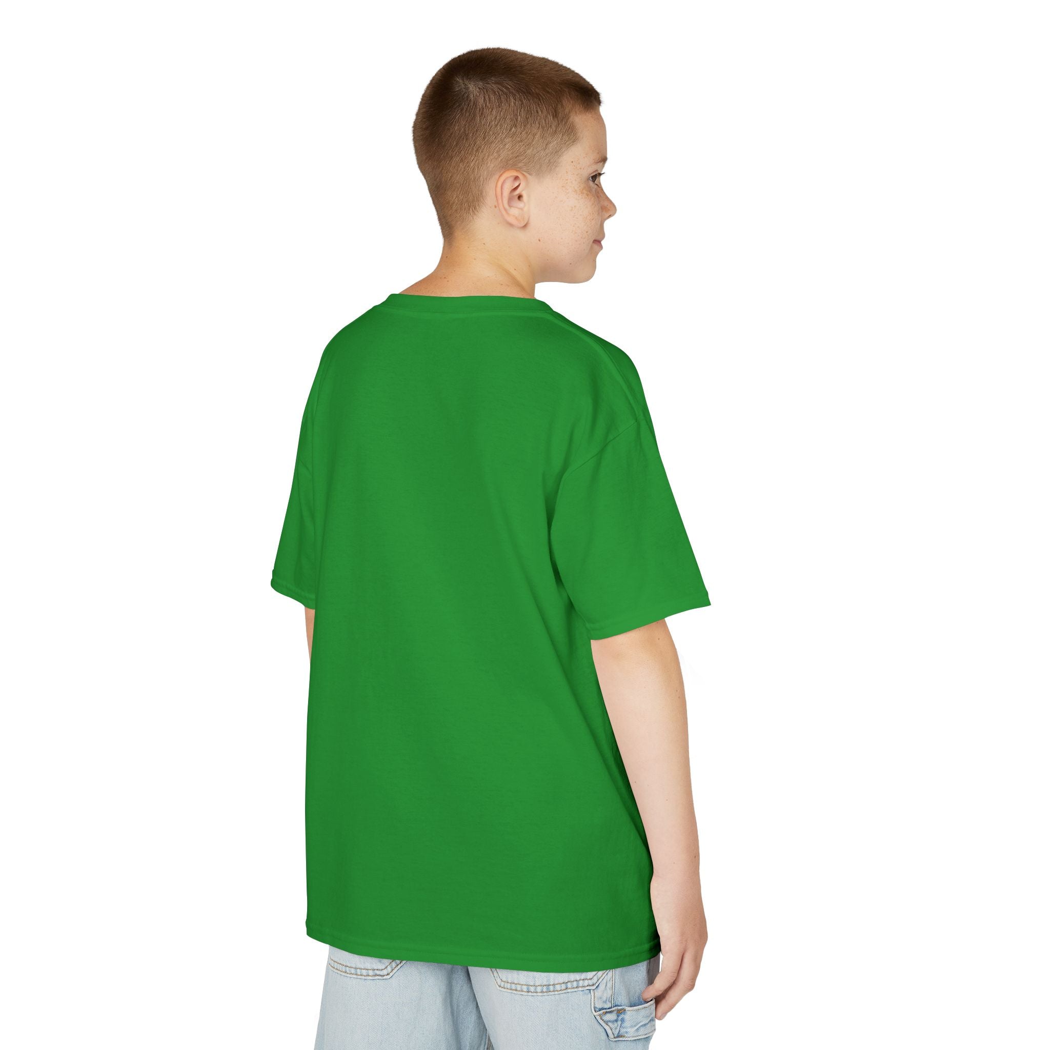 Kids T-Shirt — Plain White Heavy Cotton Tee for Boys & Girls