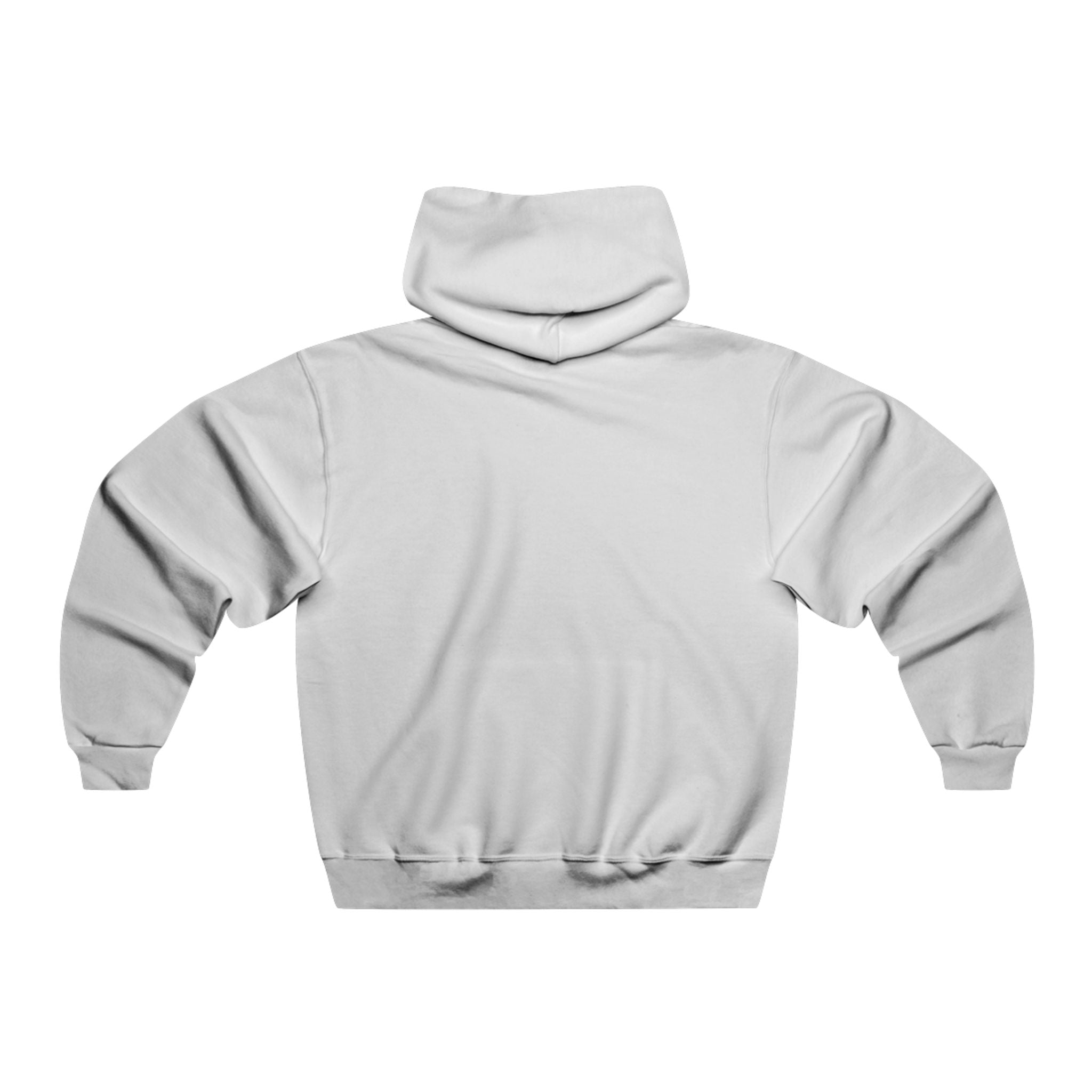 Blank White Hoodie — Men's Classic Pullover Hooded Sweatshirt