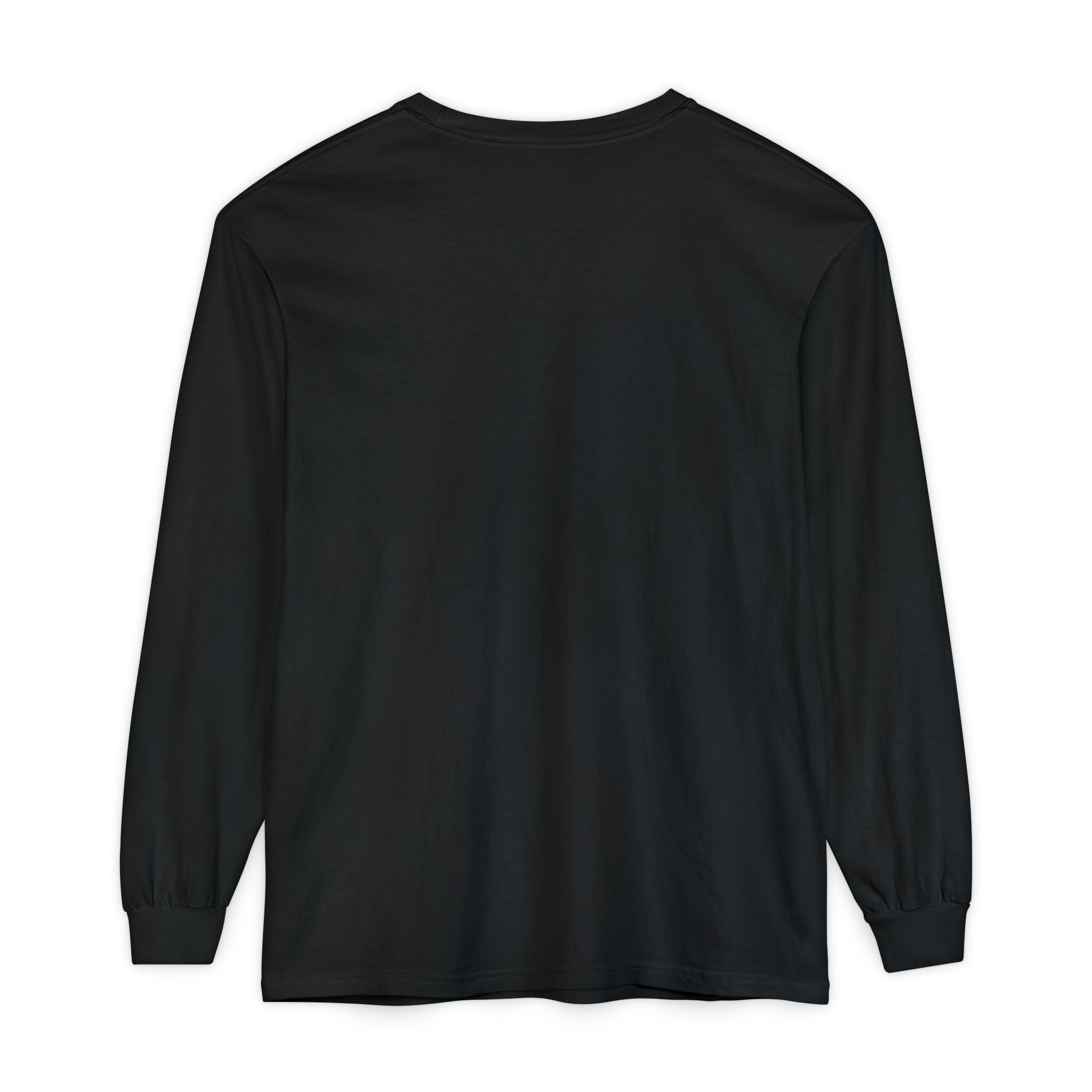 Long Sleeve T-Shirt — Classic White Garment-Dyed Tee