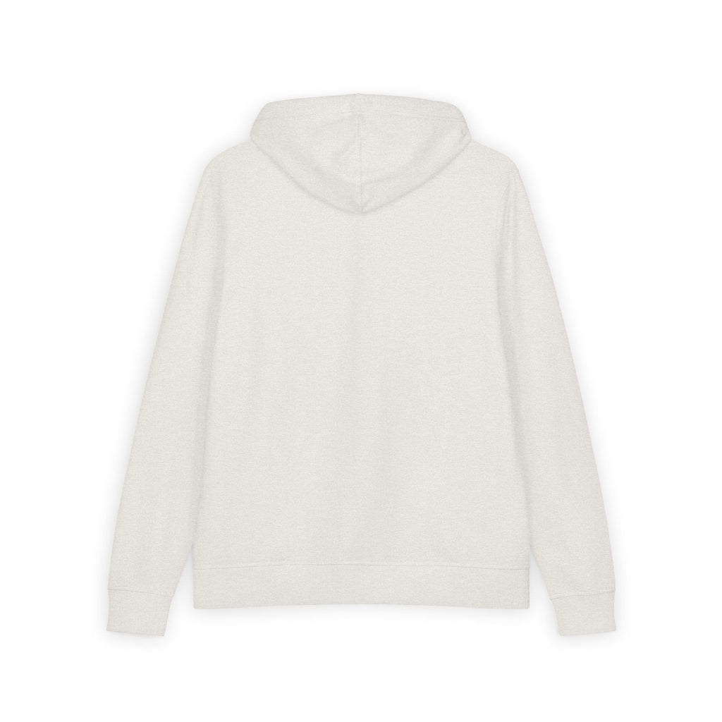 Men's Full-Zip Hoodie — Classic White Re-Fleece Zip-Up