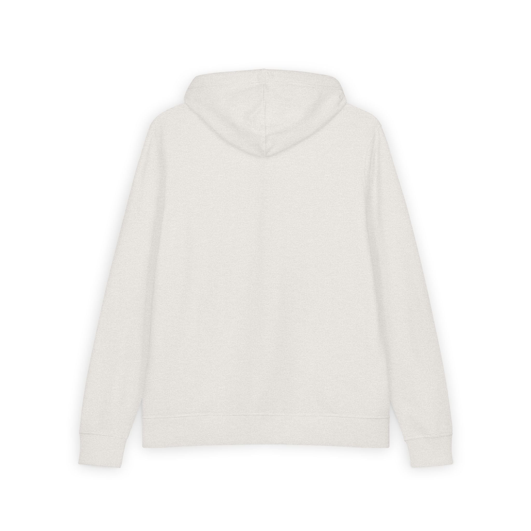 Men's Full-Zip Hoodie — Classic White Re-Fleece Zip-Up