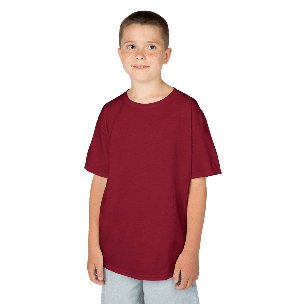 Kids T-Shirt — Plain White Heavy Cotton Tee for Boys & Girls
