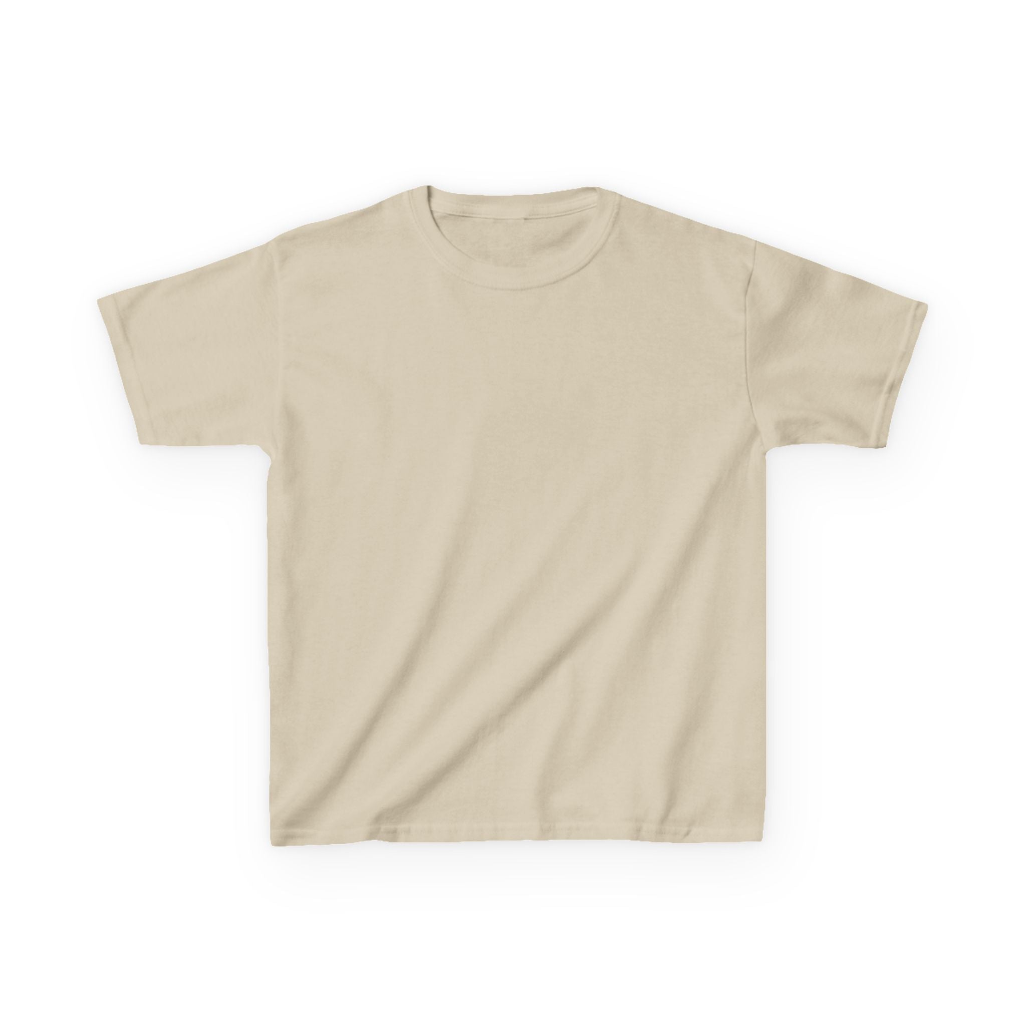 Kids T-Shirt — Plain White Heavy Cotton Tee for Boys & Girls