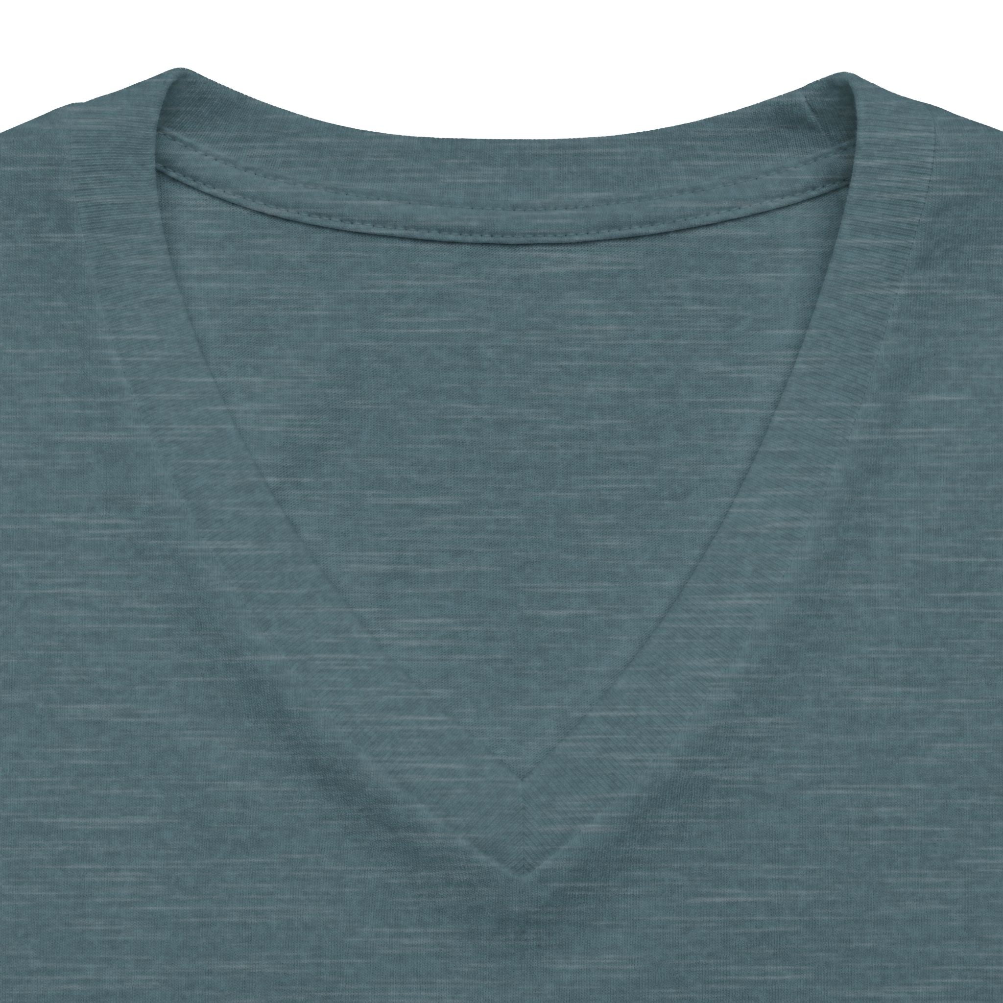Women's Relaxed Heather CVC V-Neck Tee