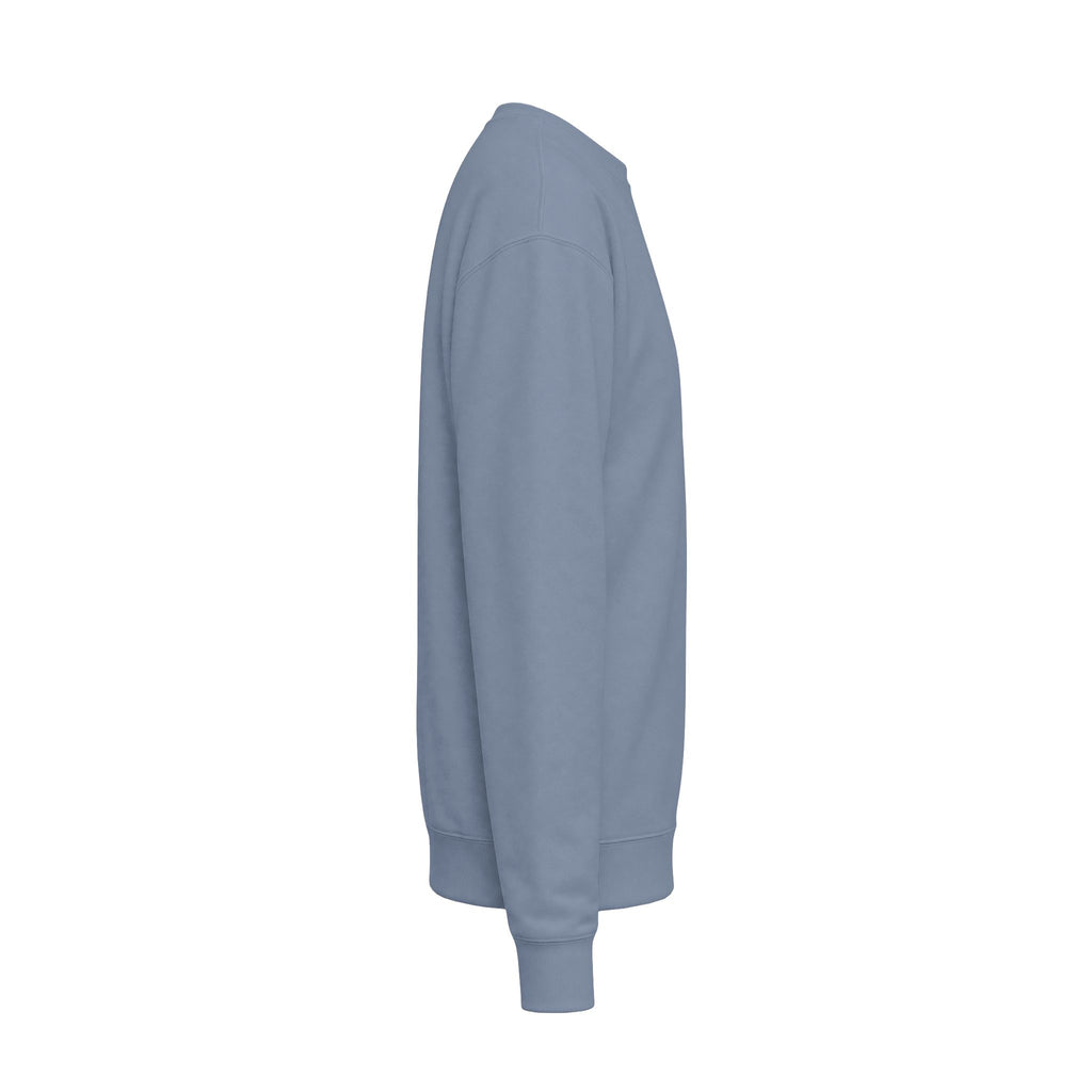 Classic White Crewneck Sweatshirt — Unisex Midweight Fleece