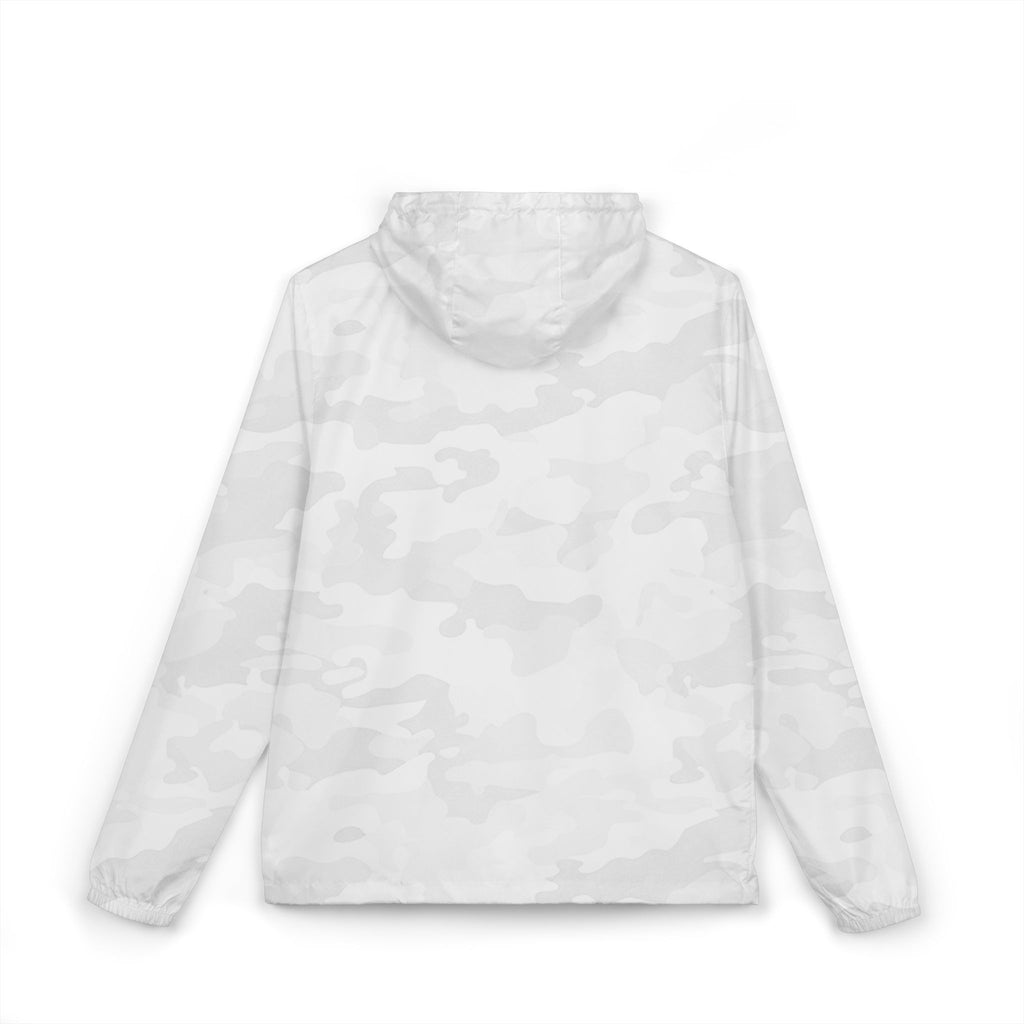 White Camo Windbreaker Jacket