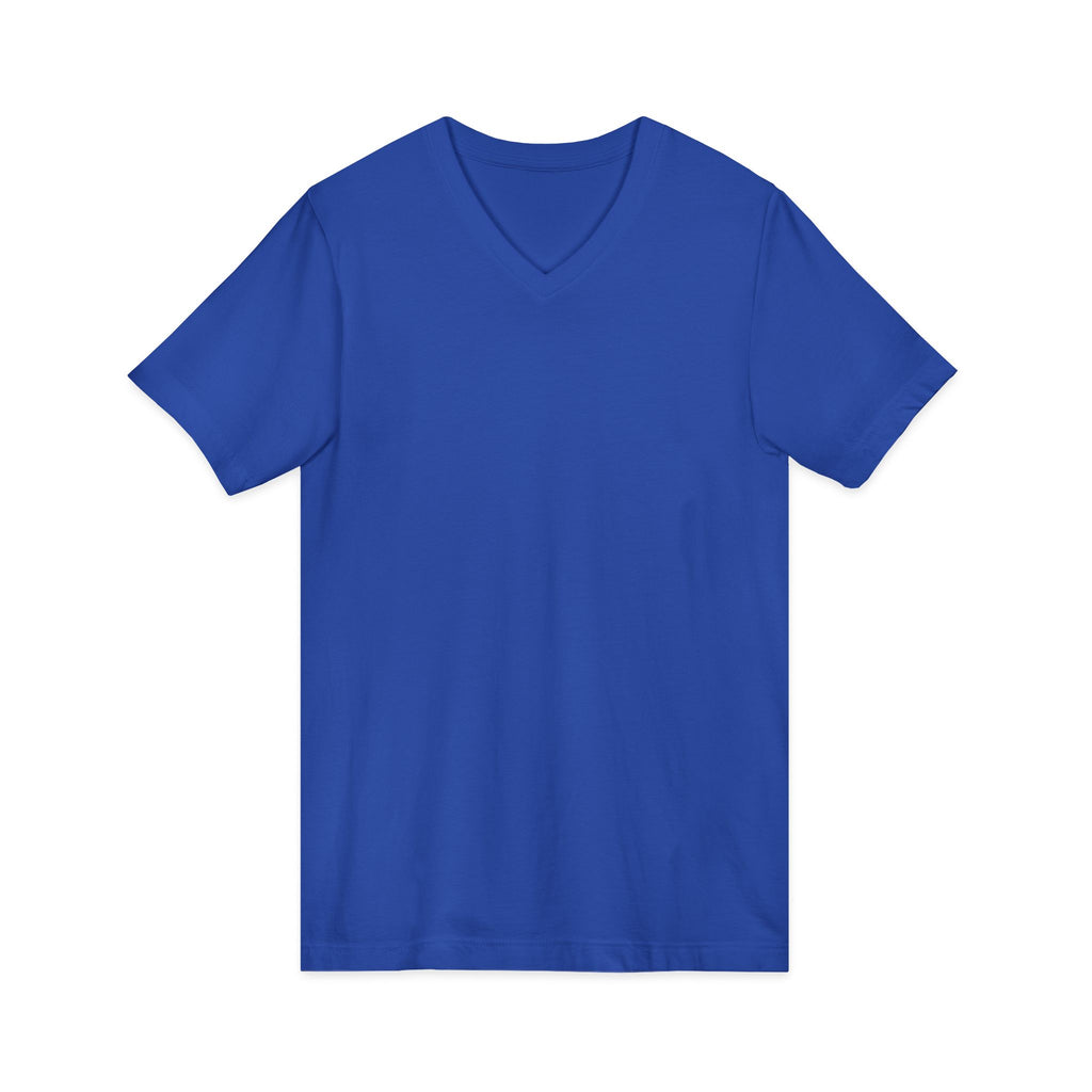 V-Neck Jersey Tee — Classic White Short Sleeve T-Shirt