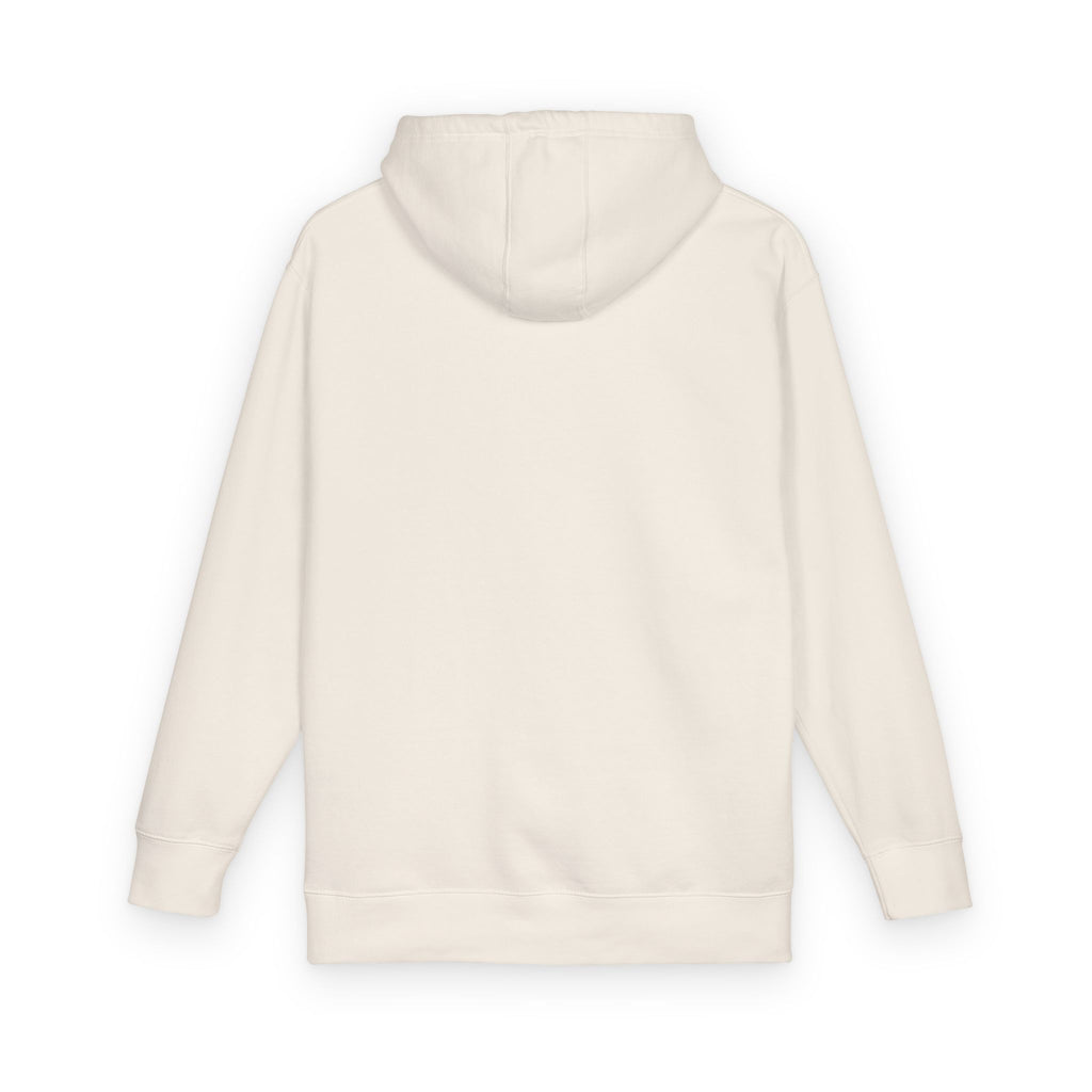 White Fleece Hoodie – Minimal Classic Pullover Hooded Sweatshirt