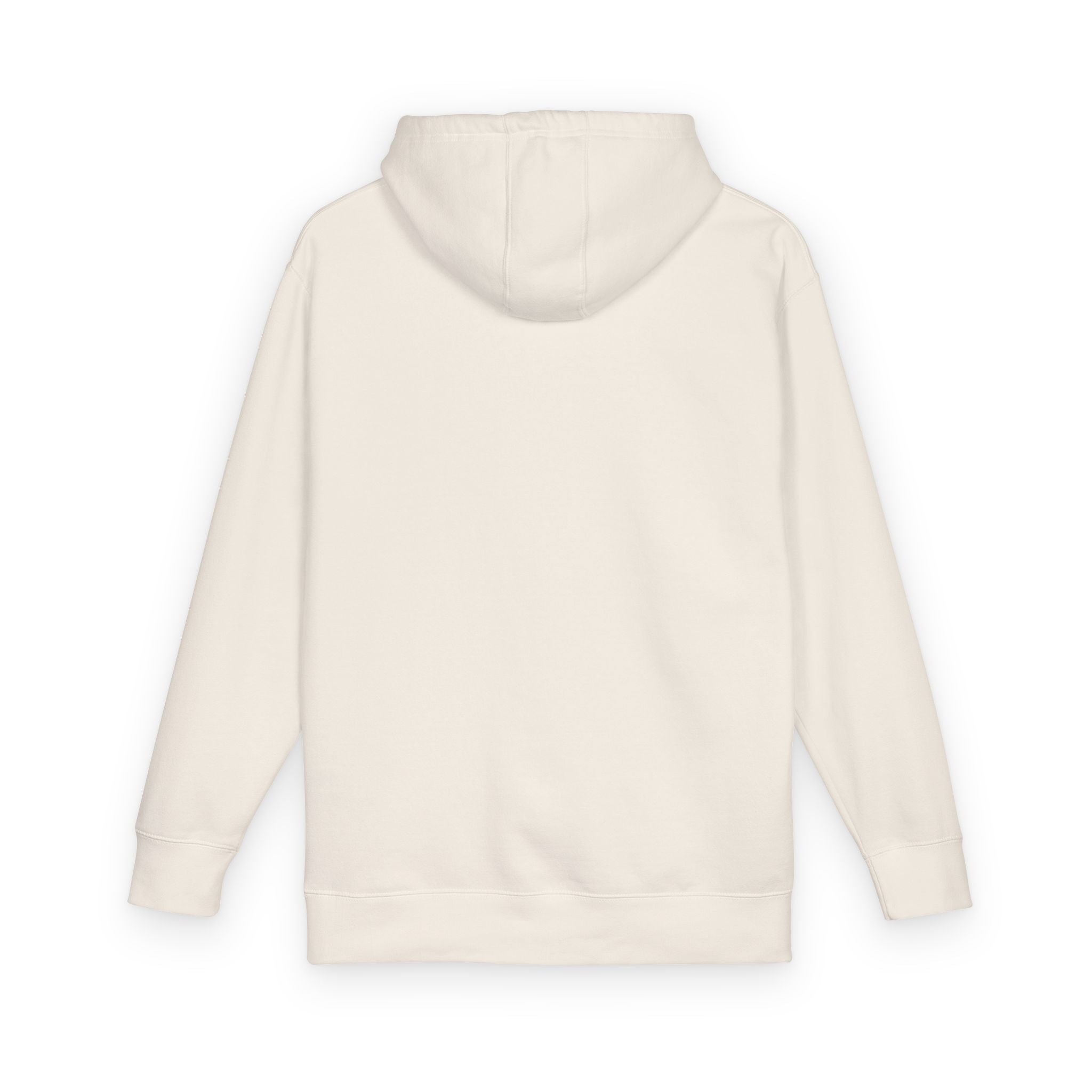 White Fleece Hoodie – Minimal Classic Pullover Hooded Sweatshirt