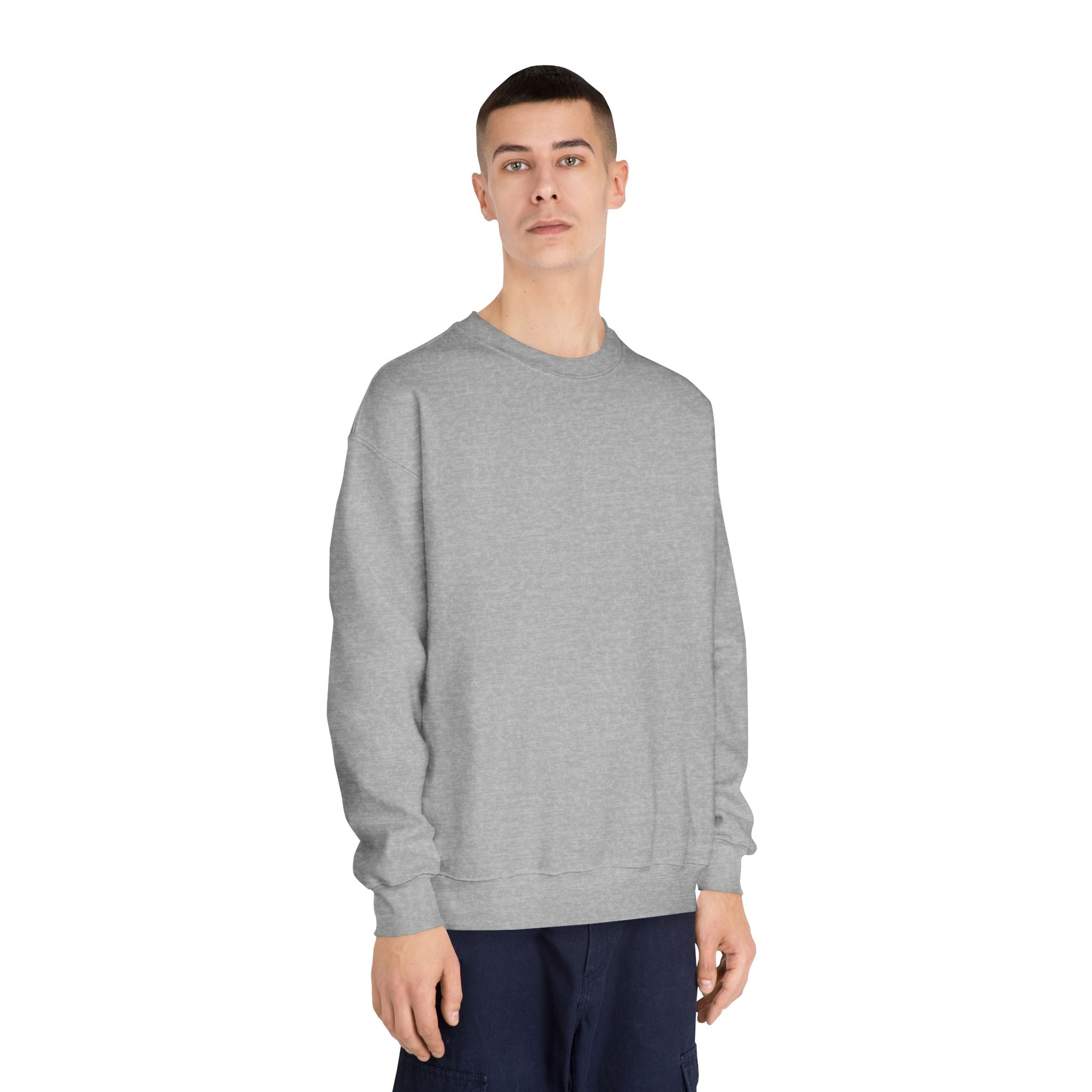 Classic White Crewneck Sweatshirt