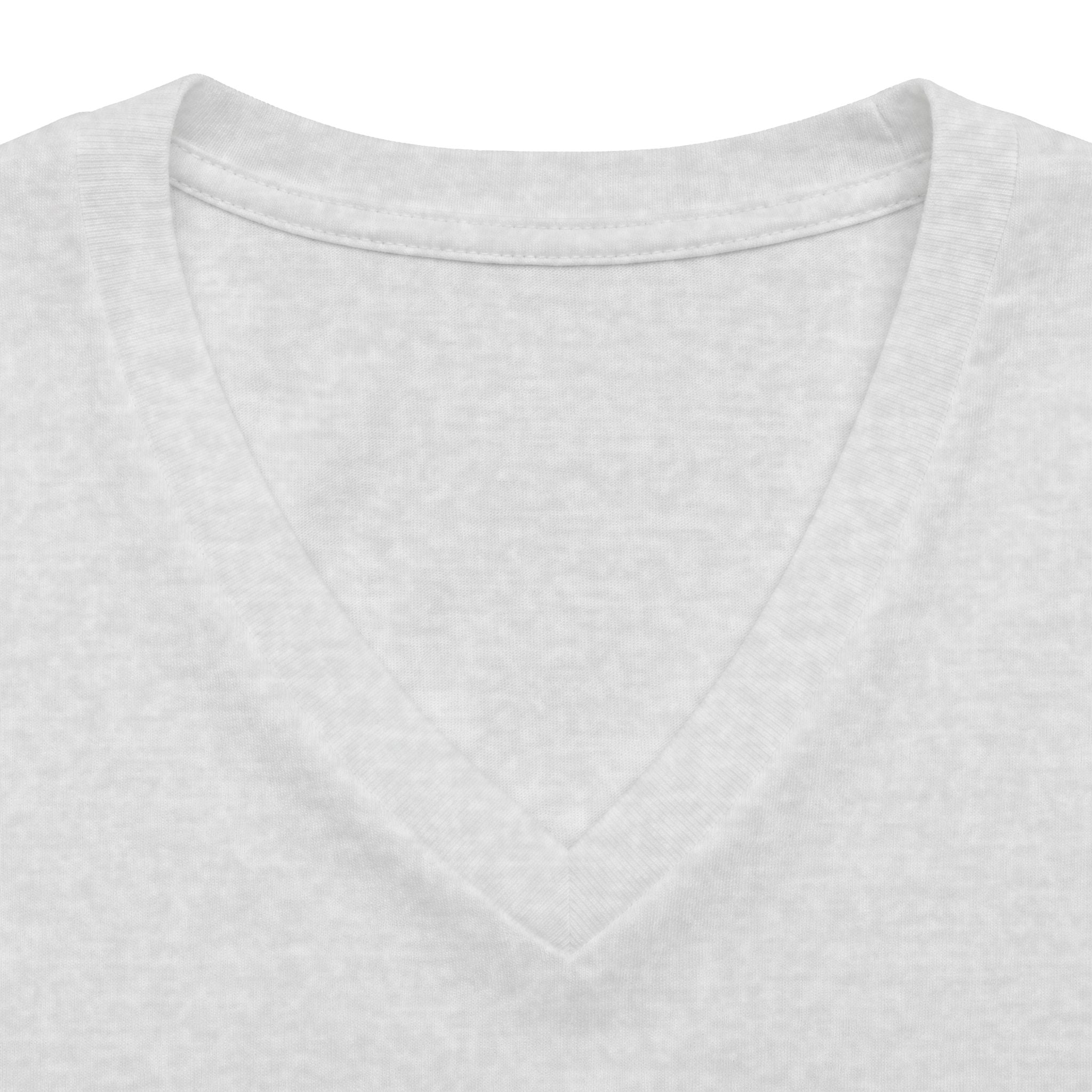 V-Neck Jersey Tee — Classic White Short Sleeve T-Shirt