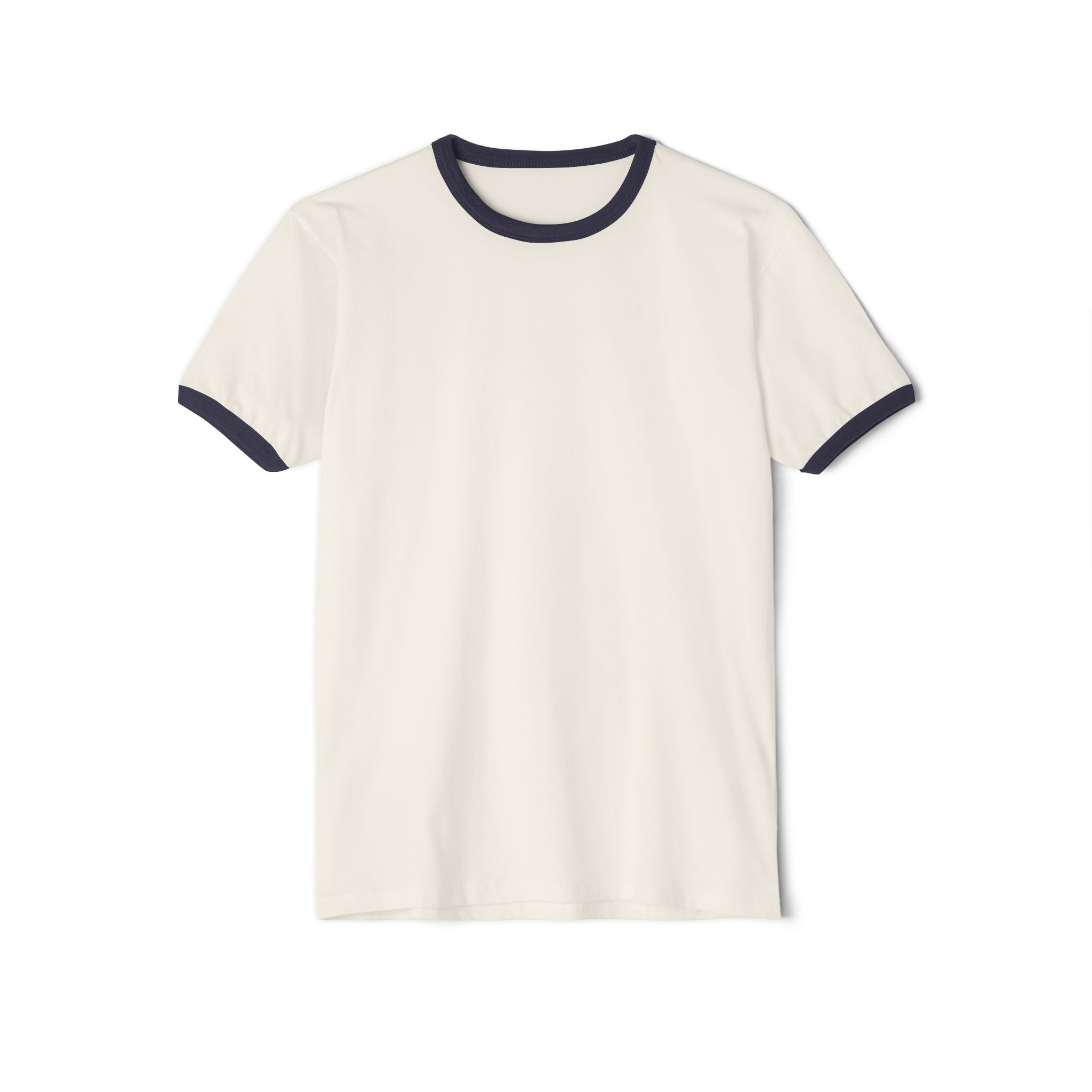 Classic Ringer T-Shirt — Retro Contrast Collar & Sleeve Tee
