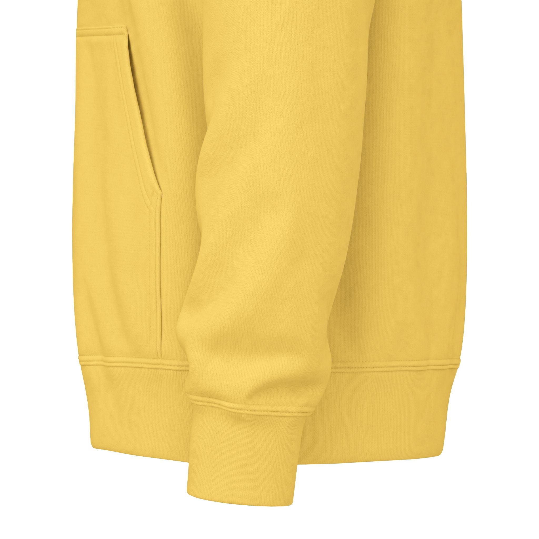 Classic White Fleece Hoodie – Soft Midweight Pullover