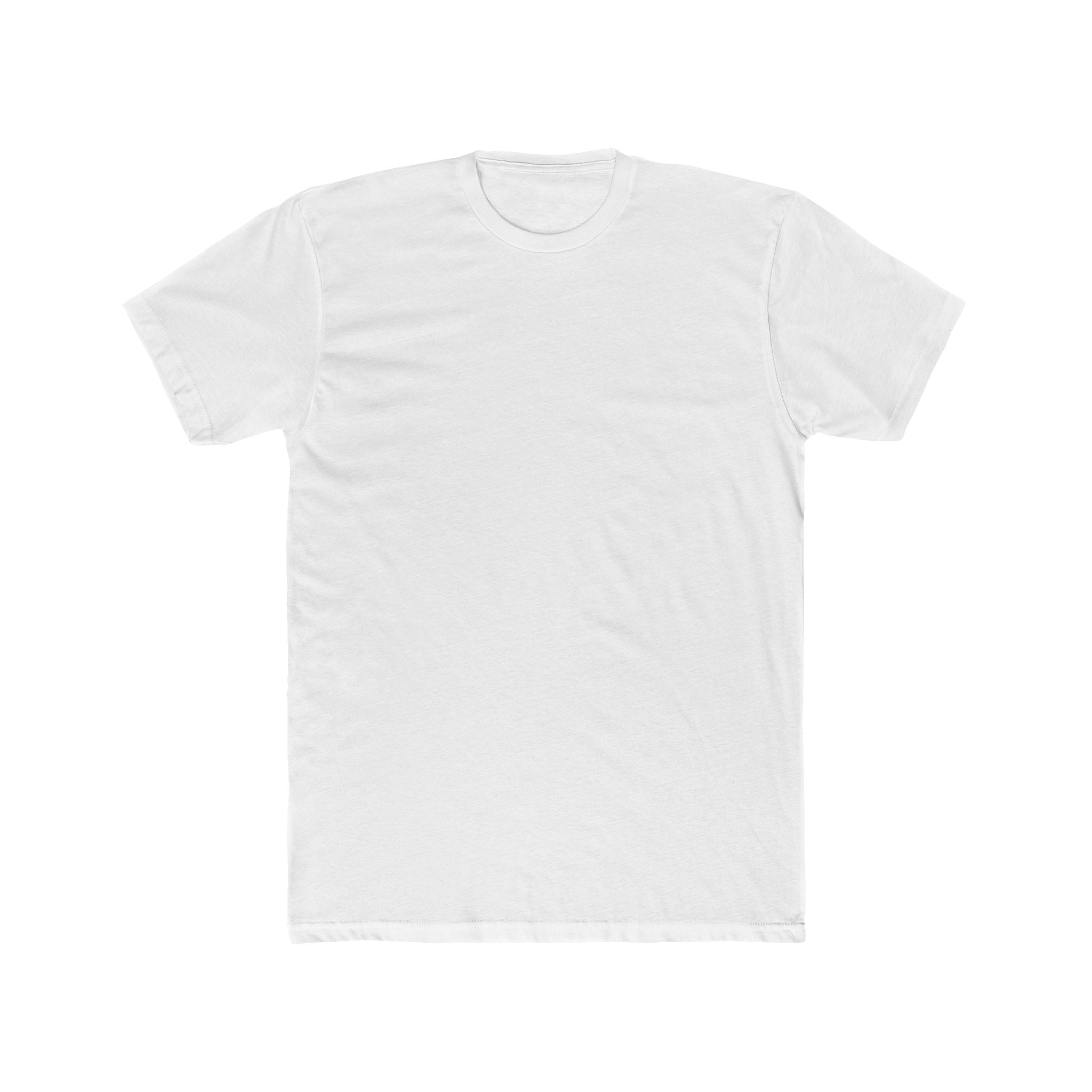 Blank White Tee — Unisex Cotton Crew Shirt