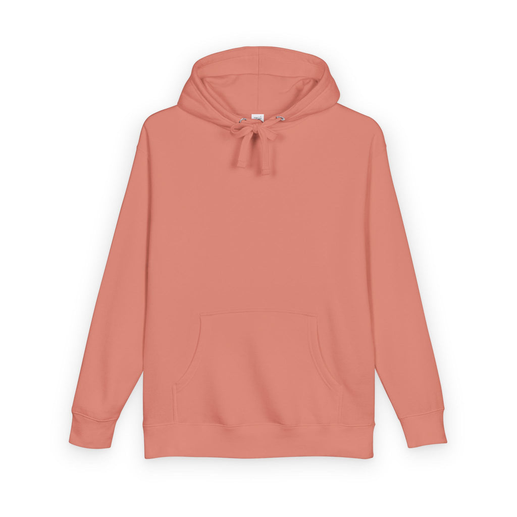 White Fleece Hoodie – Minimal Classic Pullover Hooded Sweatshirt