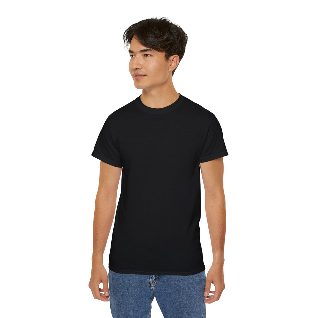 Classic White Cotton Tee - Plain Crewneck Shirt