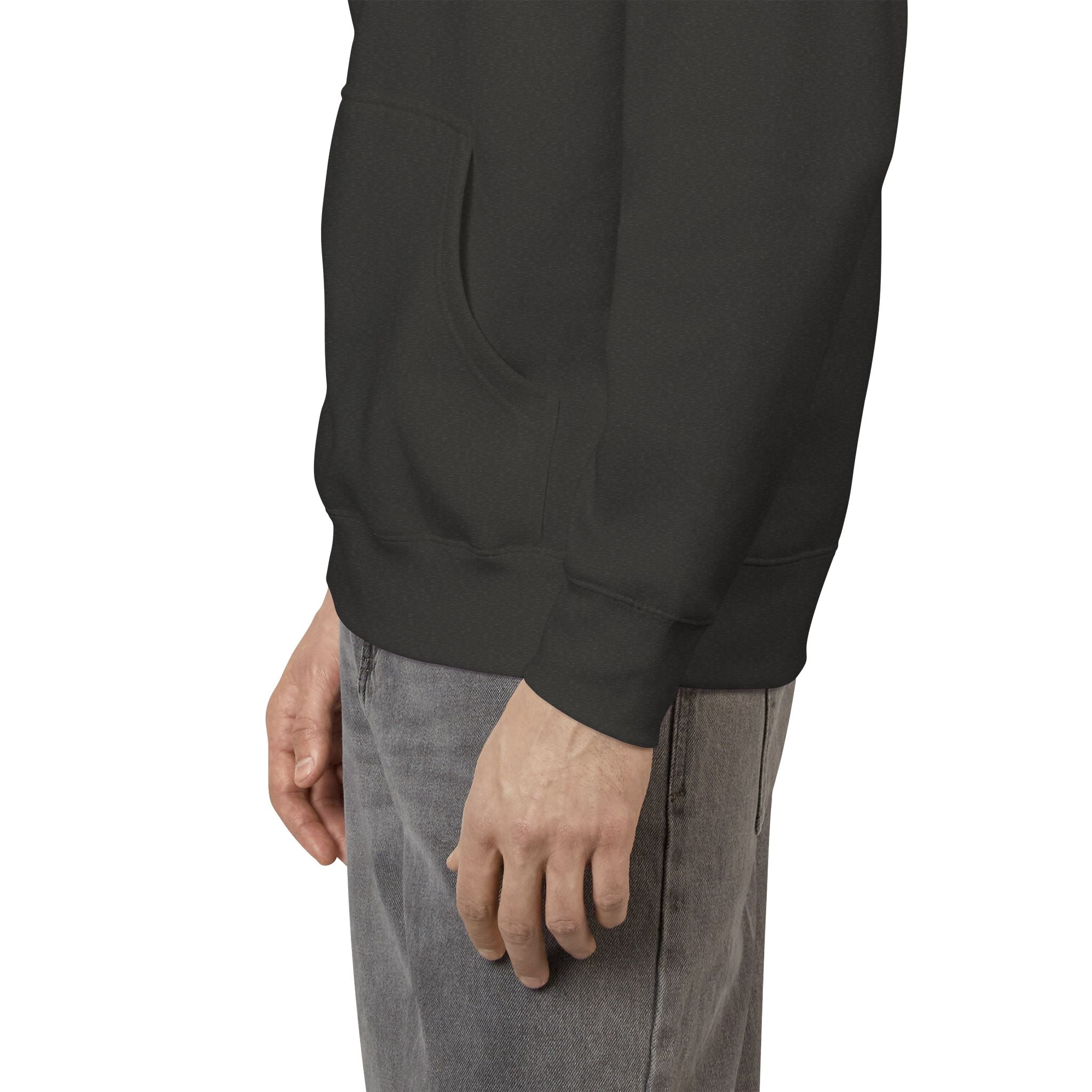 White Fleece Hoodie – Minimal Classic Pullover Hooded Sweatshirt