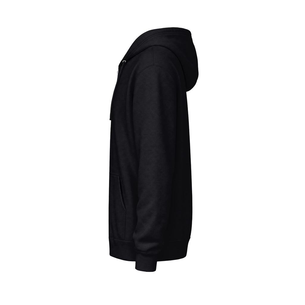 Forest Green Zip Hoodie – Classic Fleece Full‑Zip Hooded Jacket