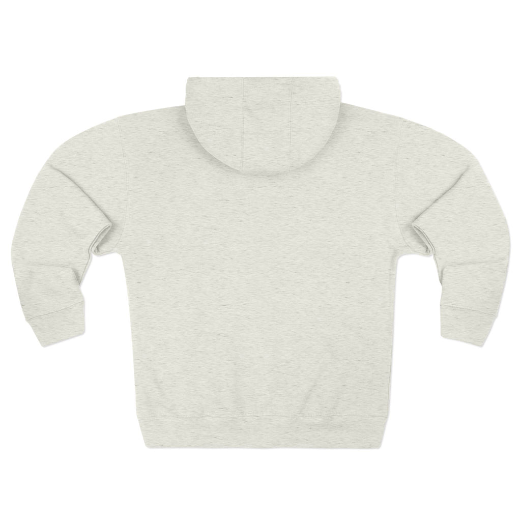 Classic White Zip Hoodie - Plain Full-Zip Hooded Sweatshirt