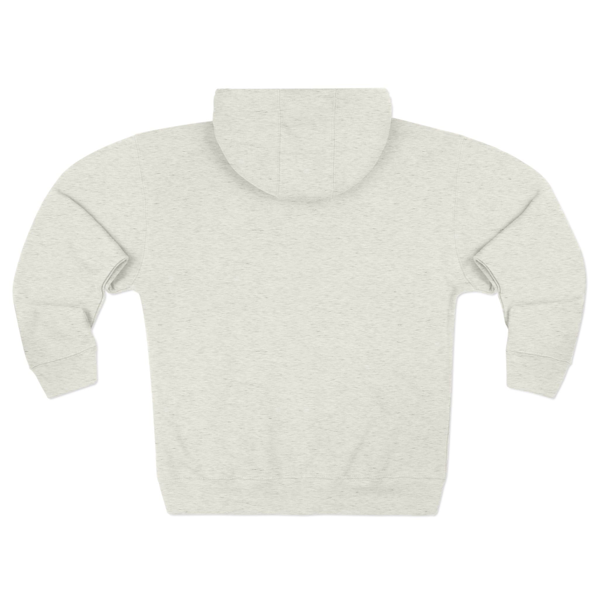 Classic White Zip Hoodie - Plain Full-Zip Hooded Sweatshirt