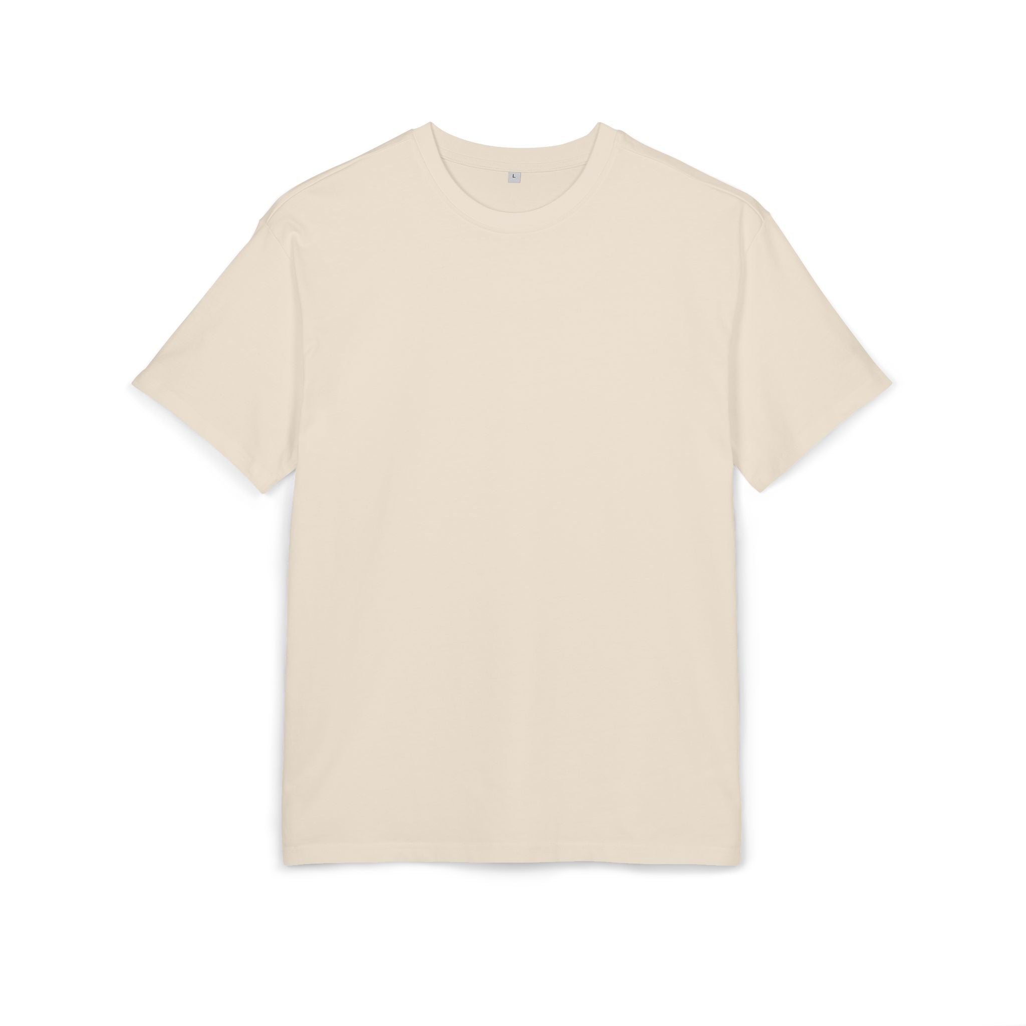 Oversized White Tee — Minimal Blank Heavy Cotton Oversize Shirt