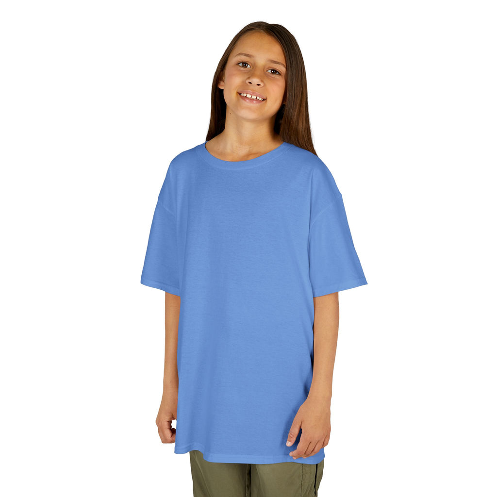 Kids T-Shirt — Plain White Heavy Cotton Tee for Boys & Girls