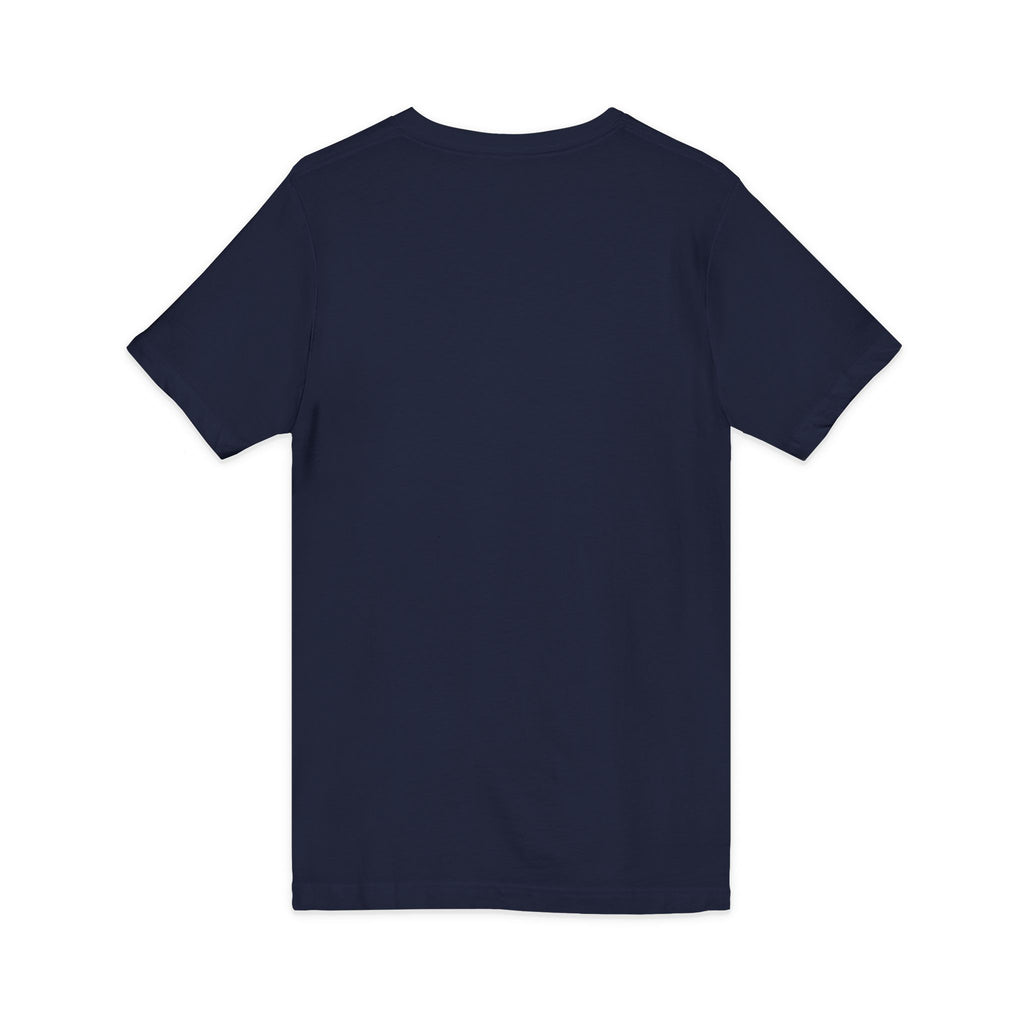 V-Neck Jersey Tee — Classic White Short Sleeve T-Shirt