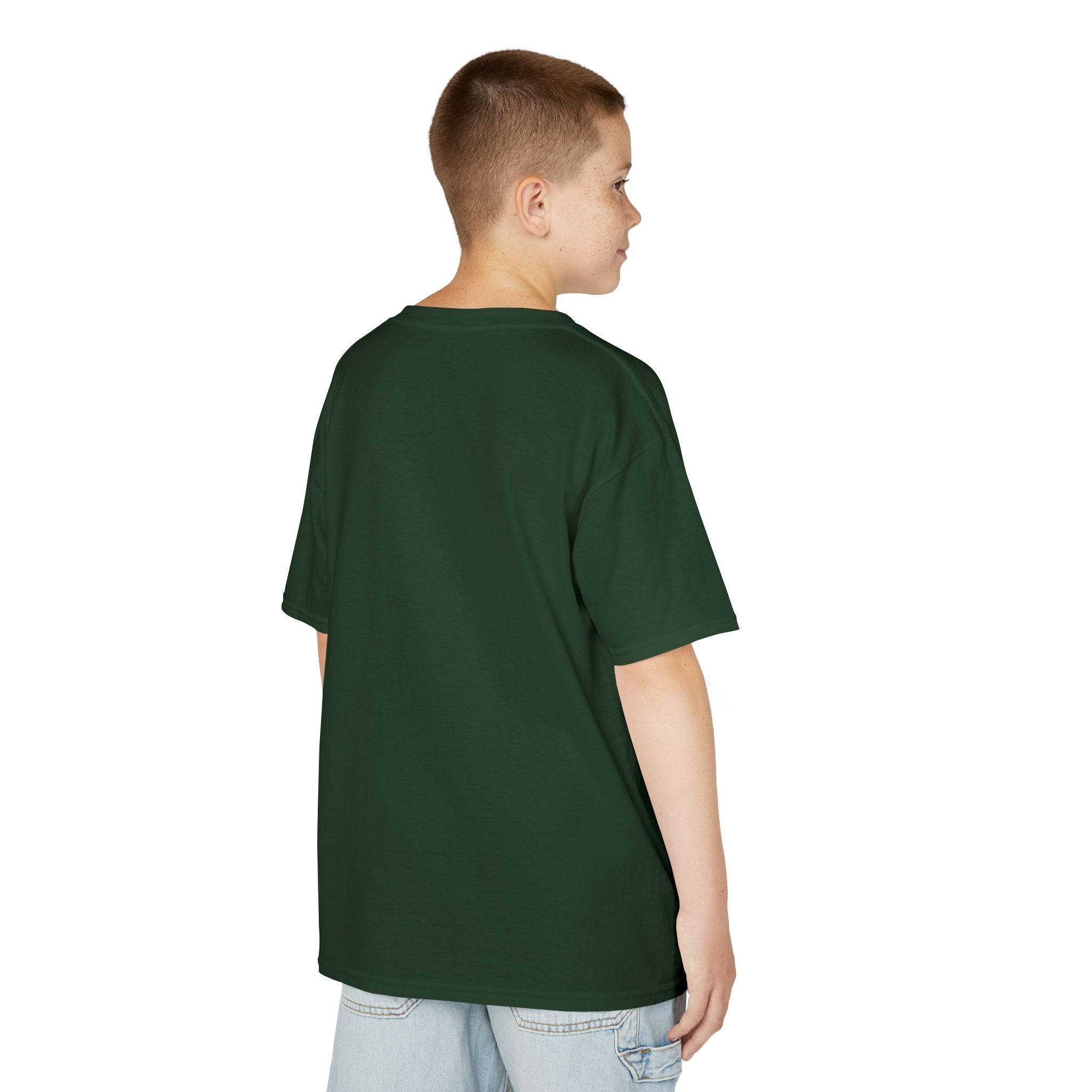 Kids T-Shirt — Plain White Heavy Cotton Tee for Boys & Girls