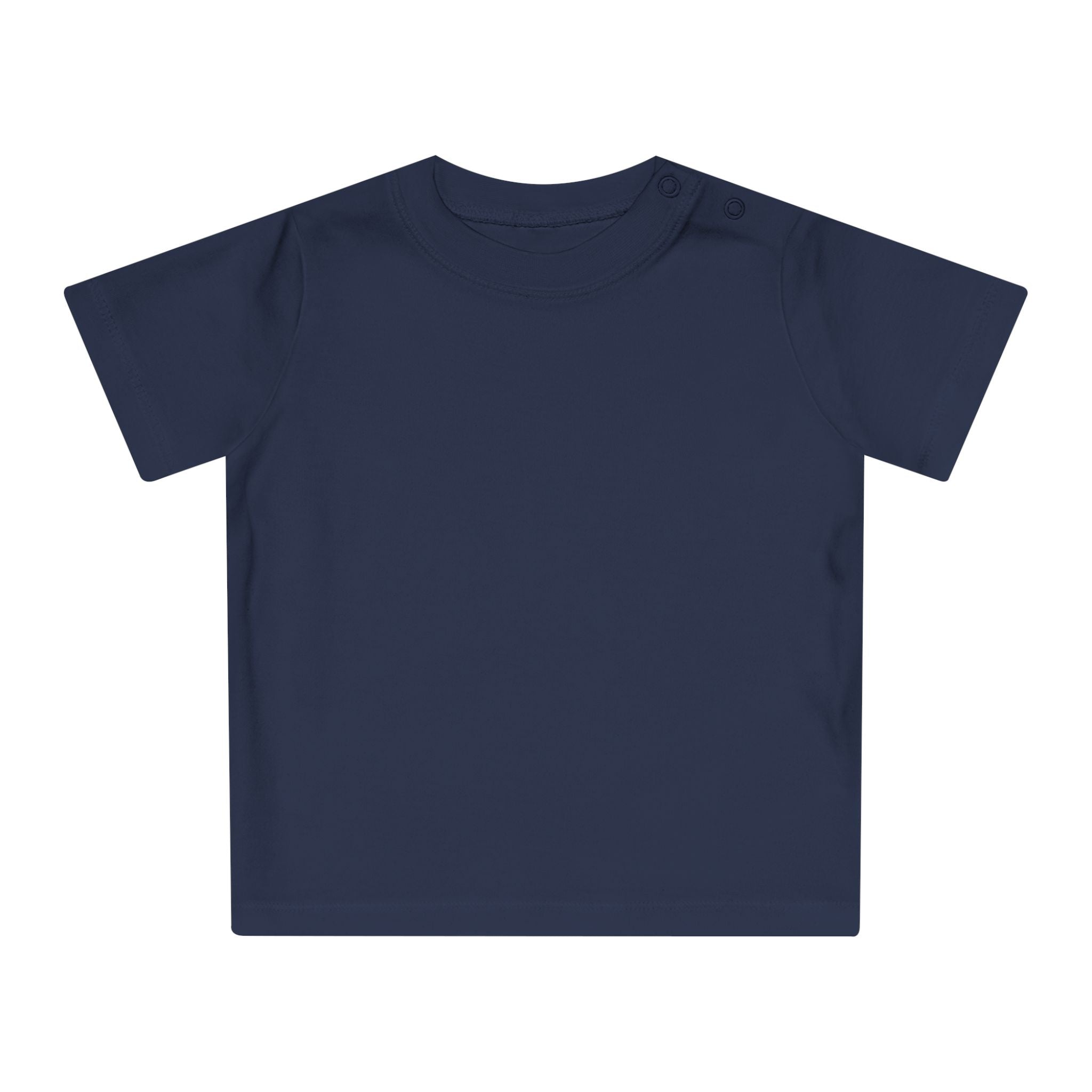 Cute Plain Baby T-Shirt — Soft White Infant Tee