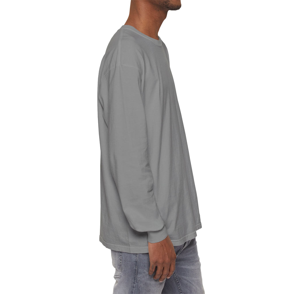 Long Sleeve T-Shirt — Classic White Garment-Dyed Tee