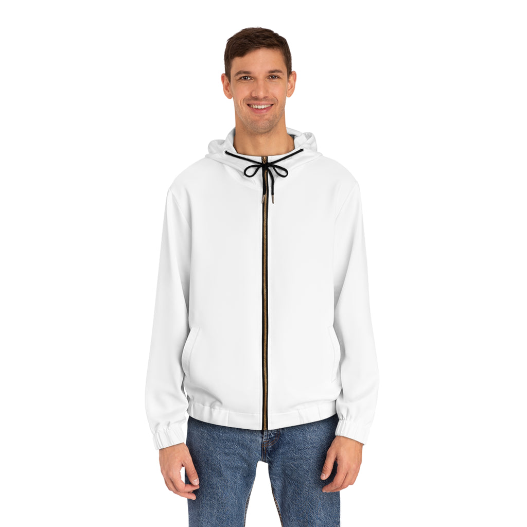 Men's Full-Zip Hoodie - Custom All-Over Print Blank Canvas